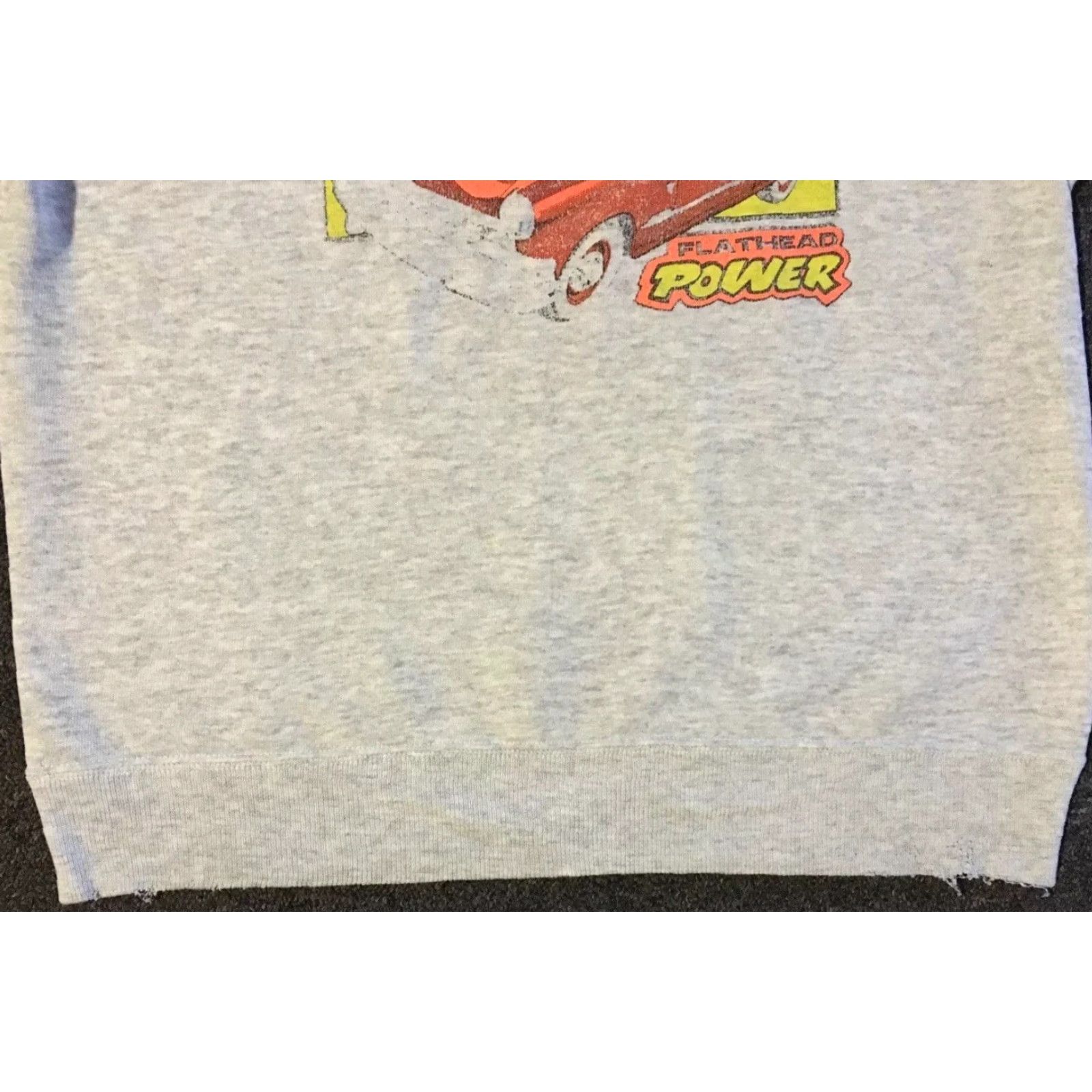 NASCAR Vtg 90s Ford Flathead Power Faded Distressed Sweatshirt XS Racing Car Biker Grunge Hoodie Men Gray XS NASCAR Size US XS / EU 42 / 0 - 7 Thumbnail