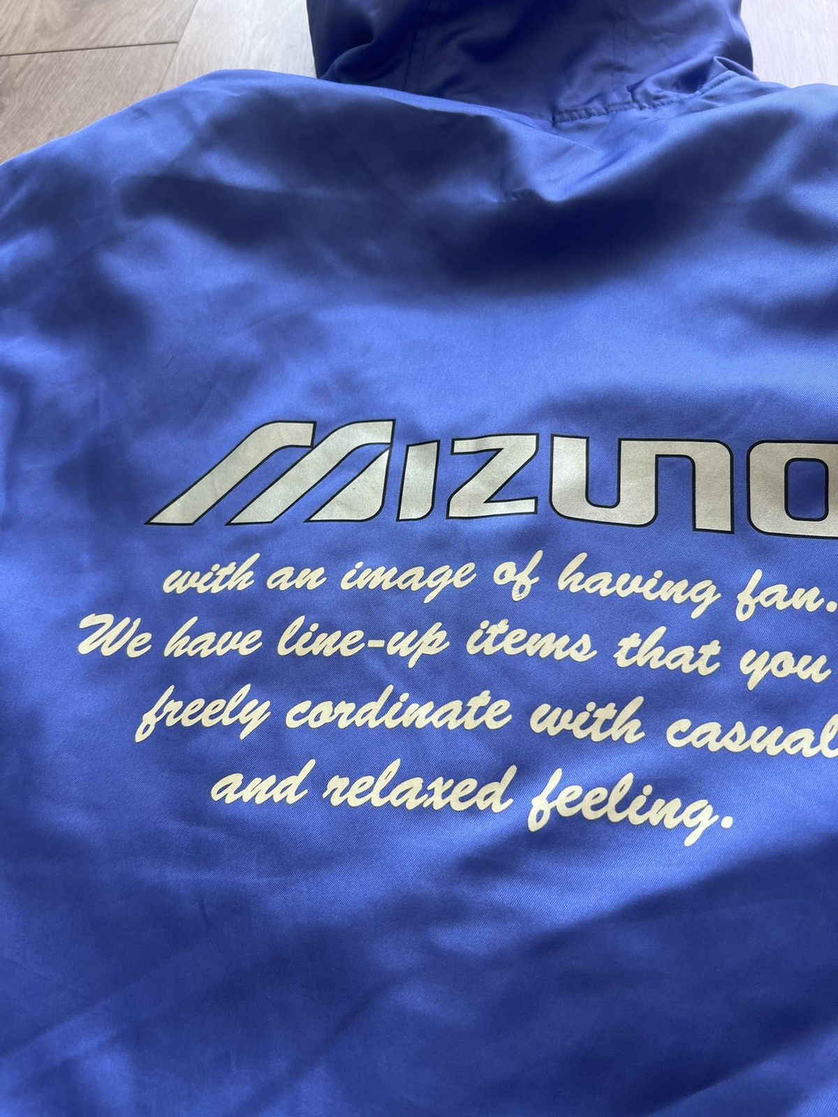 Mizuno × Vintage Vintage Mizuno Jacket with Hood 80s 90s Rare Purple Lined Size US L / EU 52-54 / 3 - 8 Thumbnail