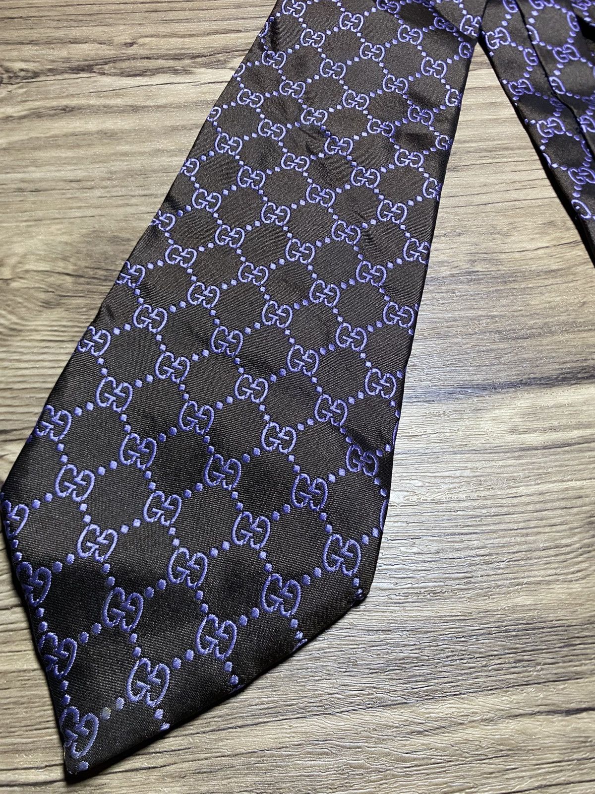 Gucci Gucci Mens GG Silk Tie Size ONE SIZE - 5 Thumbnail