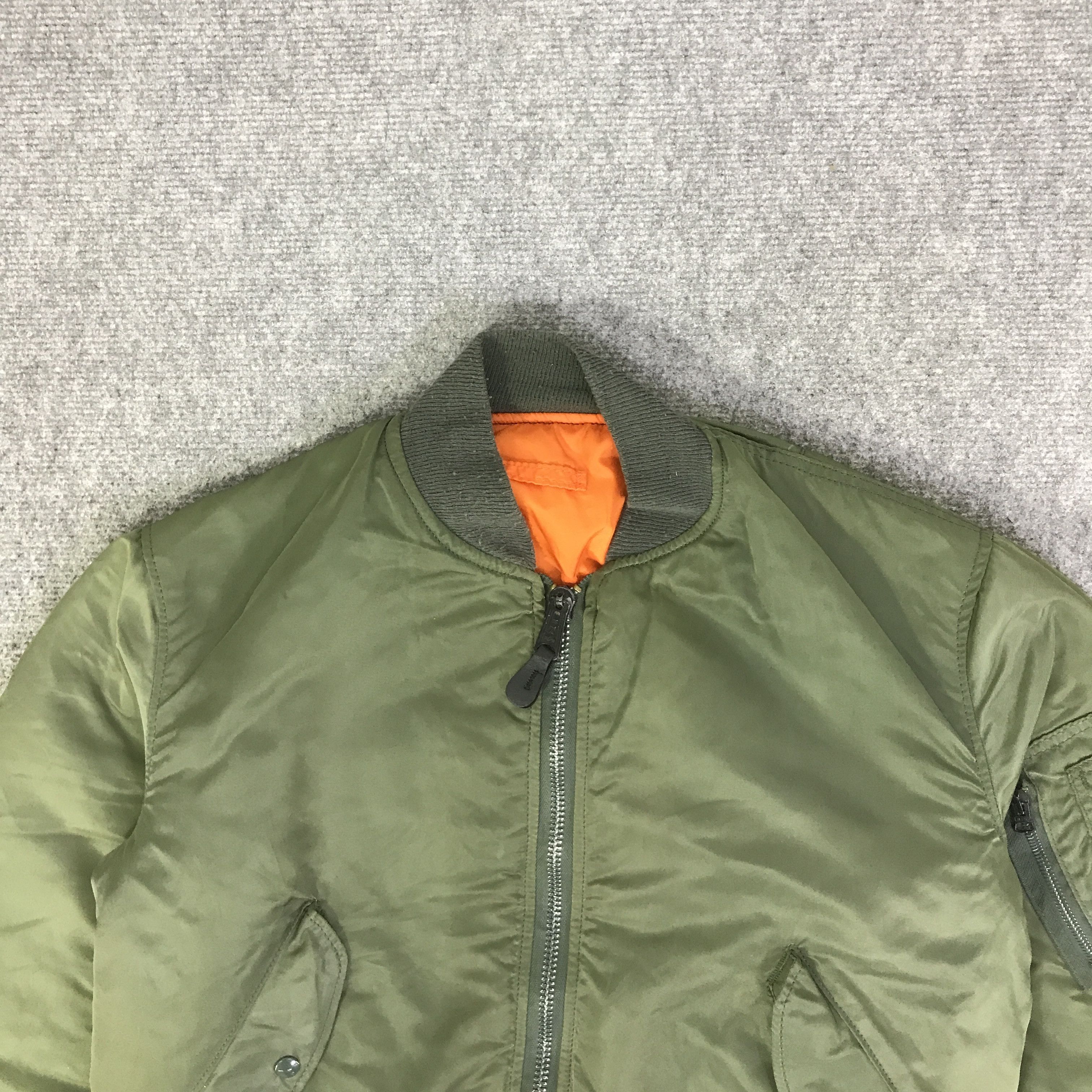 Alpha Industries 90S ALPHA INDUSTRIES BOMBERS JACKET K97B15 Size US M / EU 48-50 / 2 - 2 Thumbnail