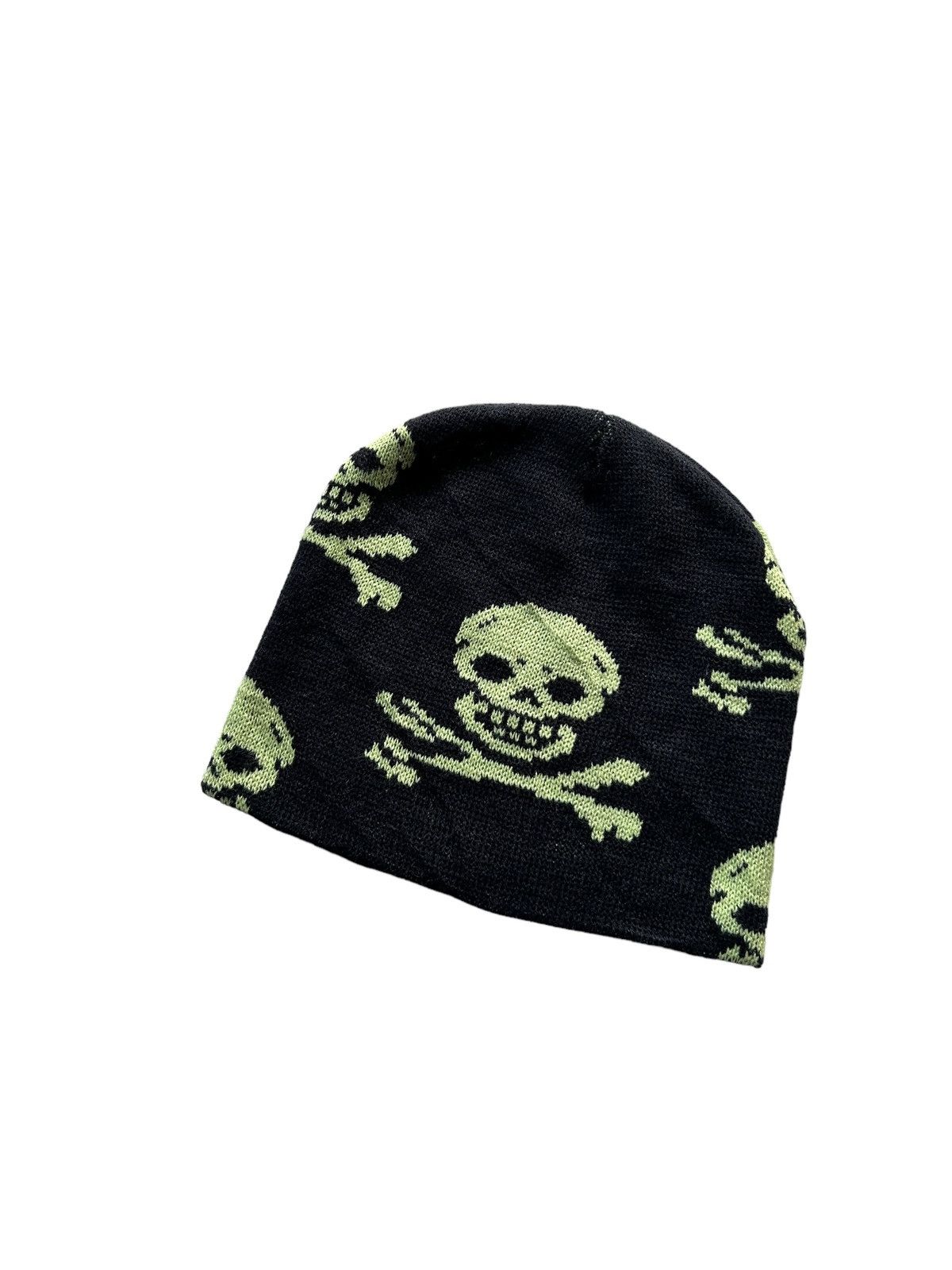 14th Addiction × Japanese Brand ☠️Skull Punk Bondage Beanie Hats snowcap ☠️ Size ONE SIZE - 5 Thumbnail