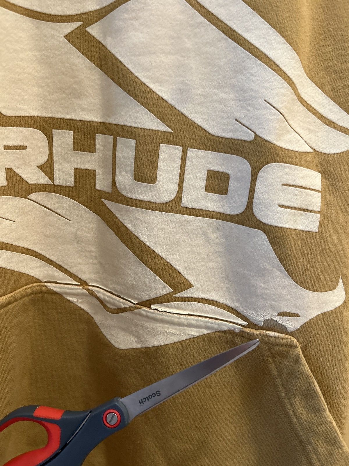 Rhude Rare Rhude Eagle Mustard Crewneck!! Size US M / EU 48-50 / 2 - 3 Thumbnail