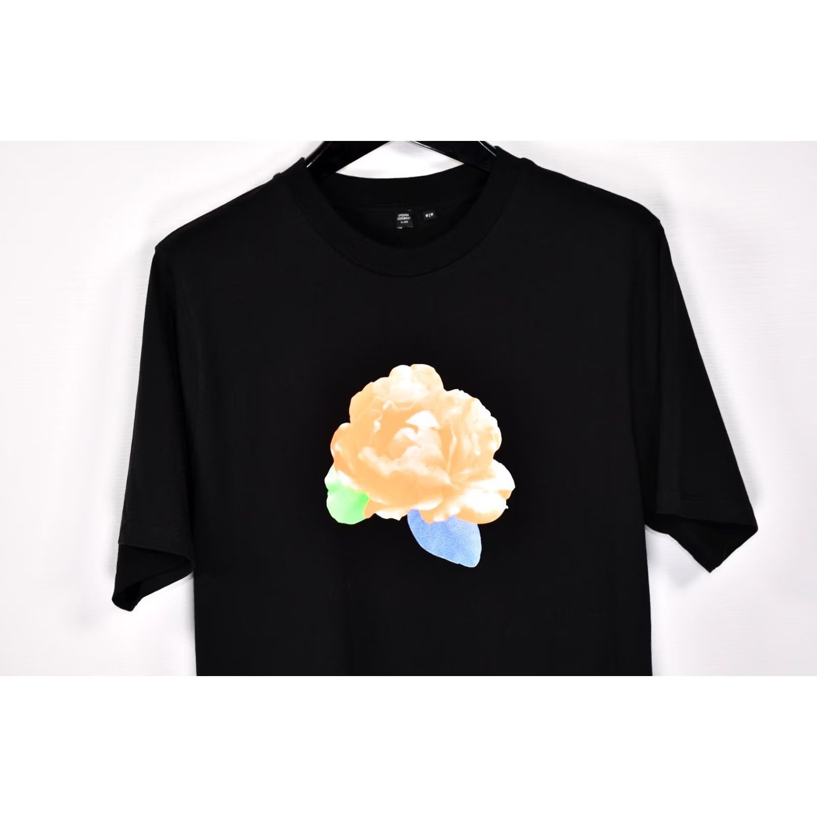 Opening Ceremony Opening Ceremony Flower Tee Black Men's M Shirt Short Sleeve Crew Neck 100% Cotton Vintage No Opening Ceremony Mens M Black Floral Tee Size US M / EU 48-50 / 2 - 4 Thumbnail