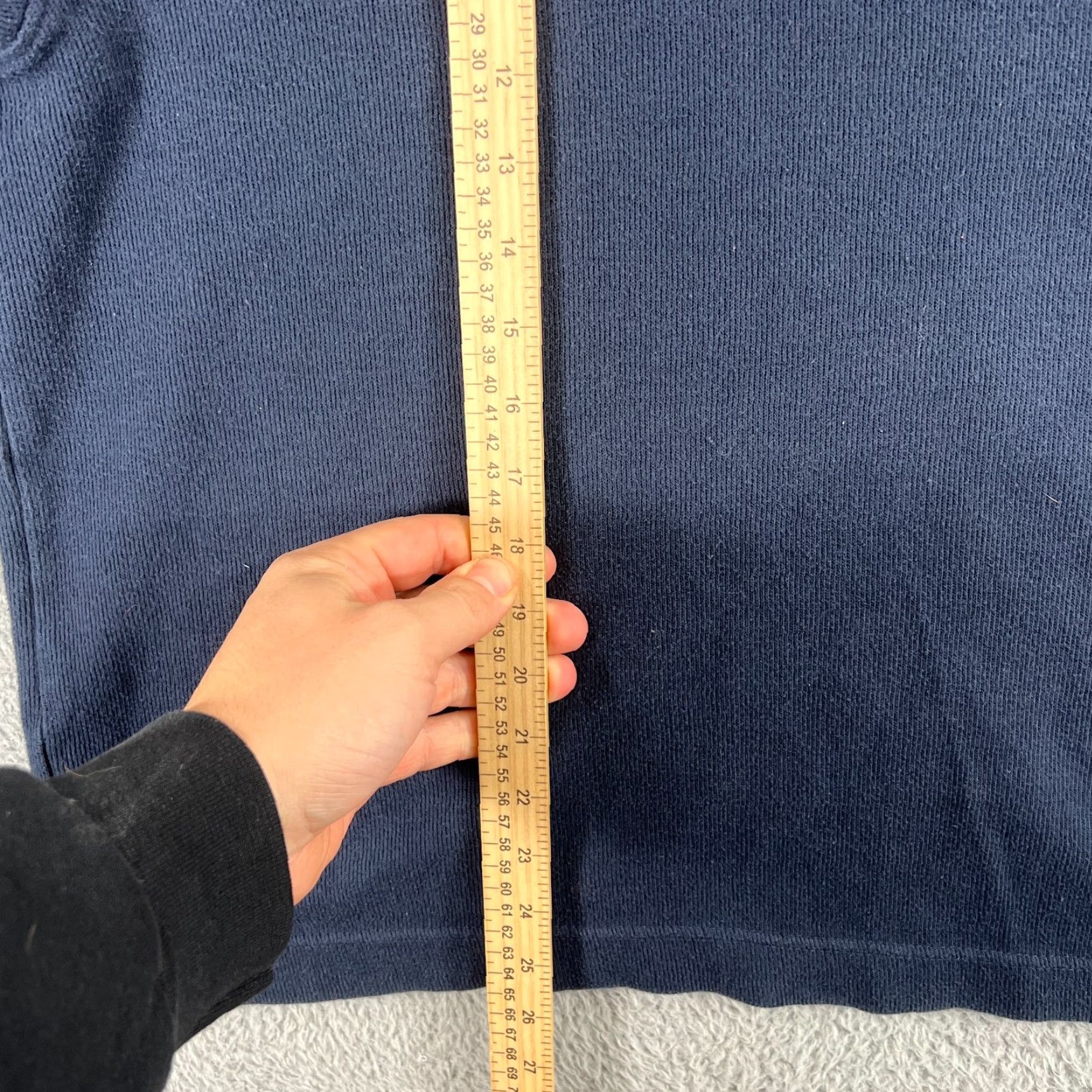 Vintage VTG Sonoma Pullover Sweater Mens XL Blue Striped Knit V-Neck Long Sleeve Casua l All Seasons 90s Classic Vintage Size US XL / EU 56 / 4 - 4 Thumbnail