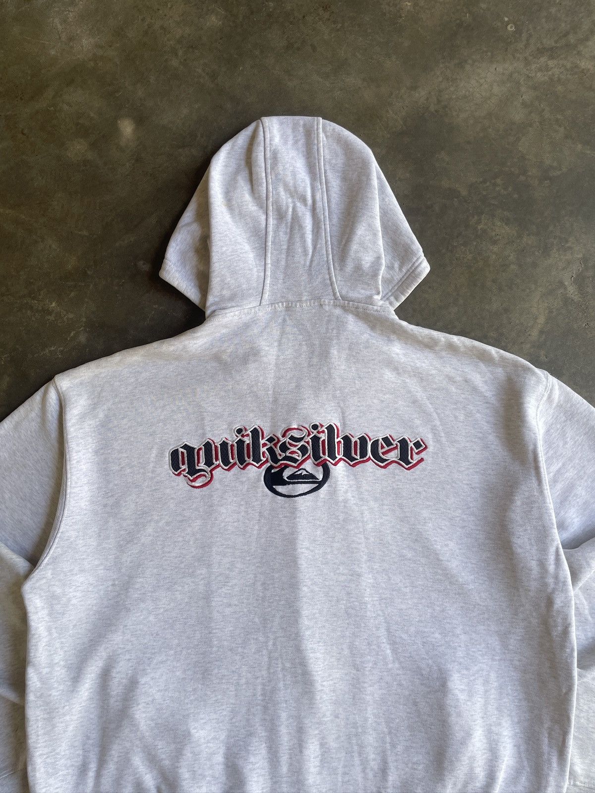 Quicksilver Vintage Quiksilver Zip Hoodie Logo Size US L / EU 52-54 / 3 - 3 Thumbnail