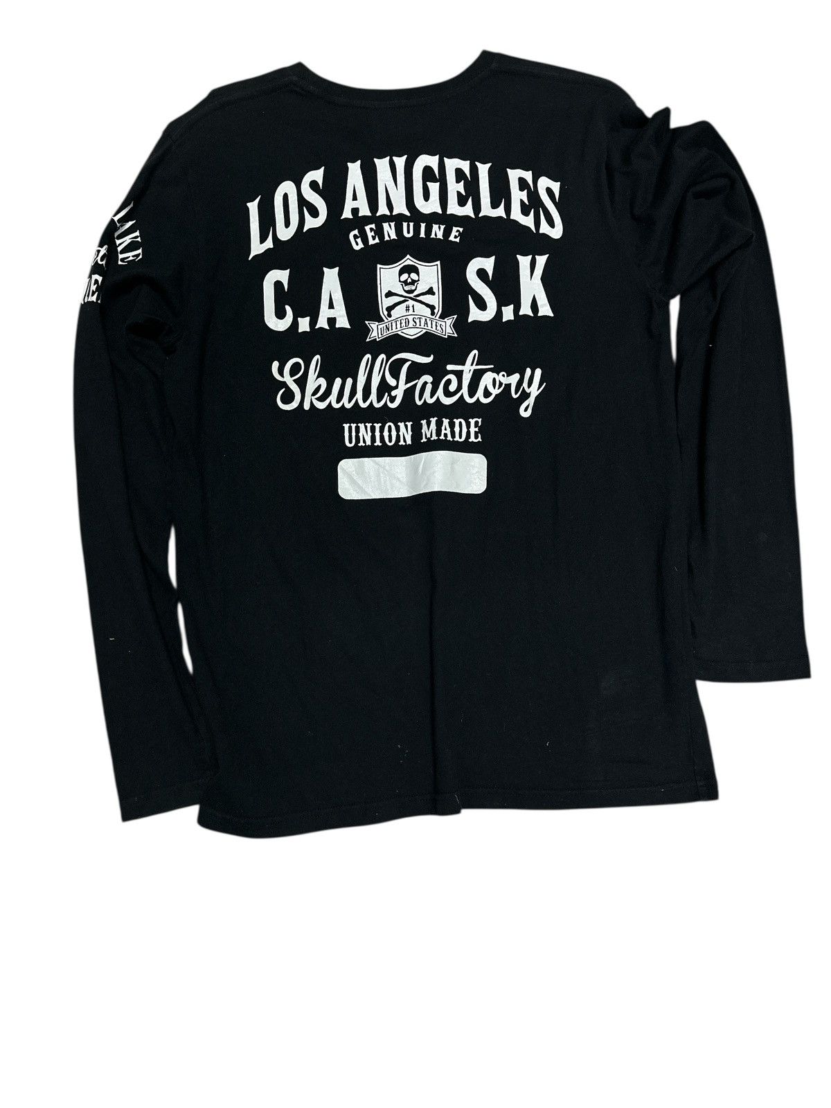 Japanese Brand Vintage y2k💥 Edwin x Skull Factory L/Slleve 💥 Size US XL / EU 56 / 4 - 2 Thumbnail