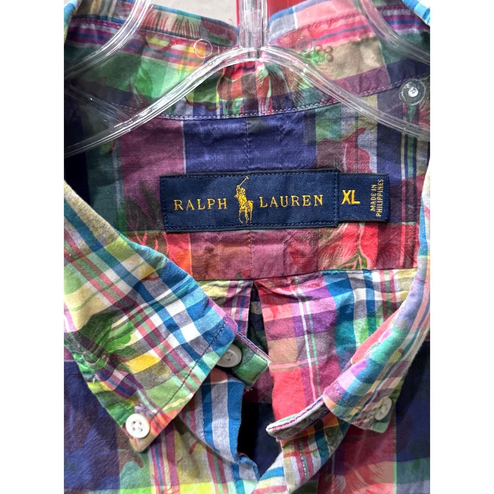 Polo Ralph Lauren Polo Ralph Lauren Plaid Floral LONG SLEEVE SHIRT XL Mens Size US XL / EU 56 / 4 - 7 Thumbnail