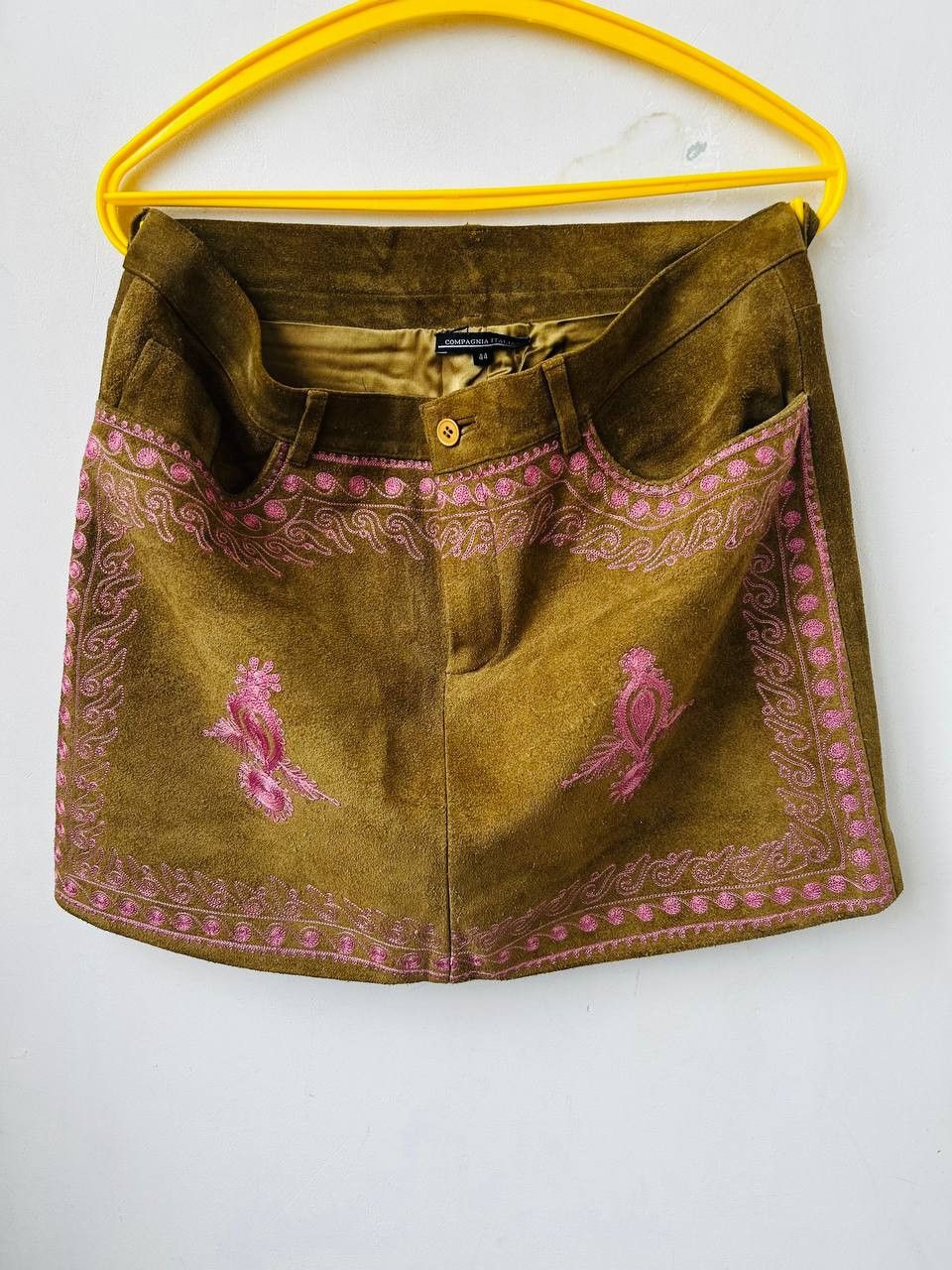 Leather Compagnia italiana leather skirt #196 Size 30" / US 8 / IT 44 - 1 Thumbnail