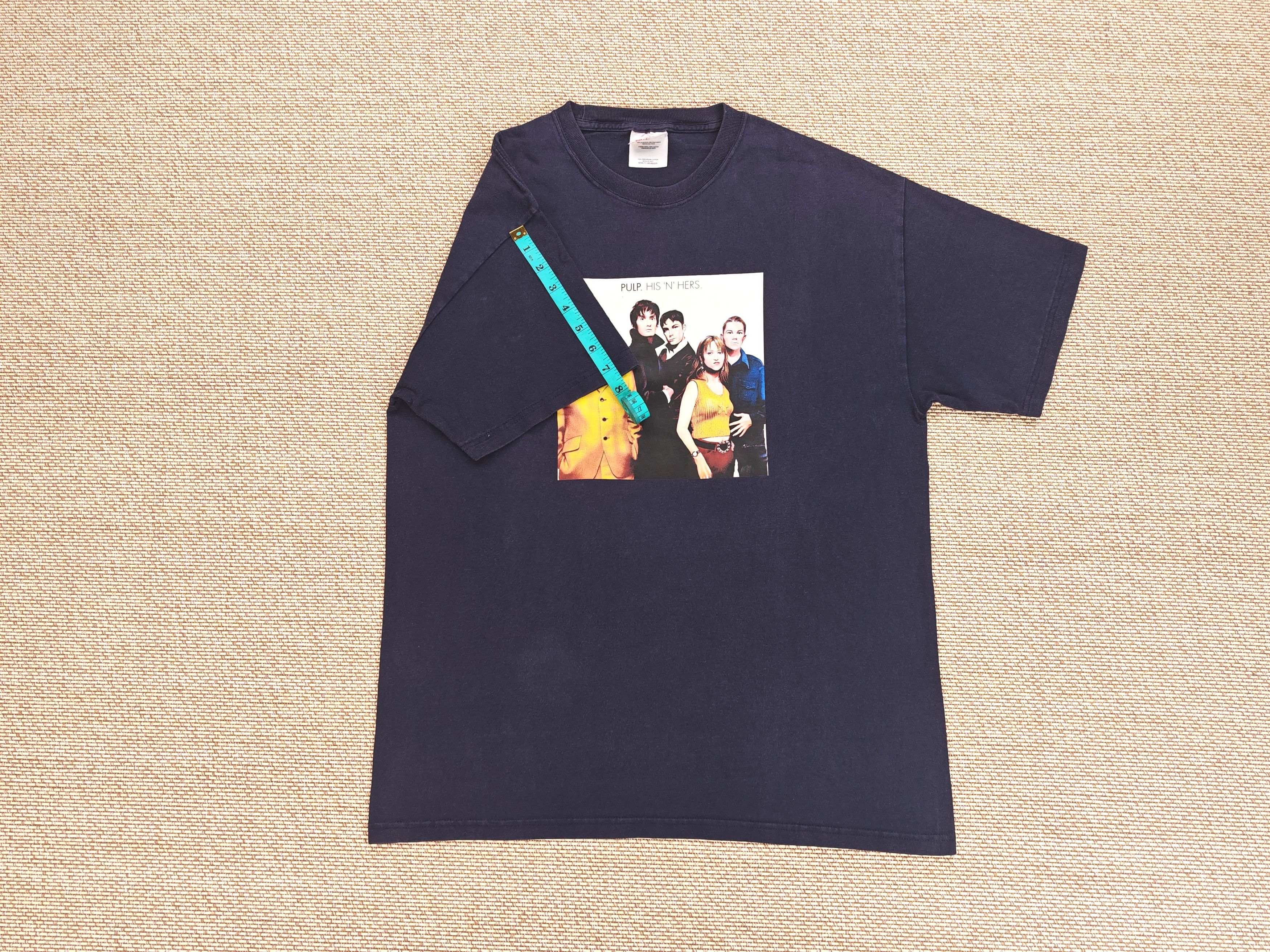 Vintage Vintage Late 1990s Pulp Band His 'N' Hers Album Tee Size US L / EU 52-54 / 3 - 5 Thumbnail