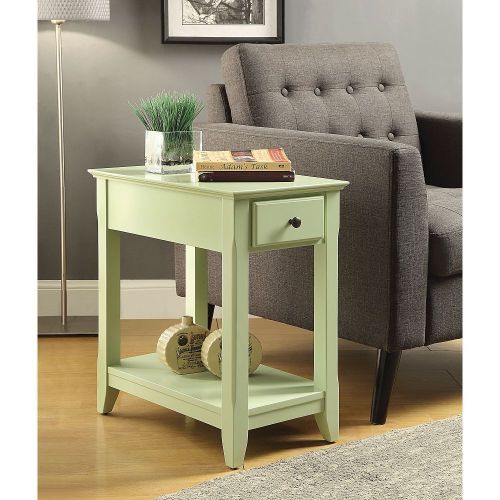 ACME Bertie Side Table in Light Green 82840