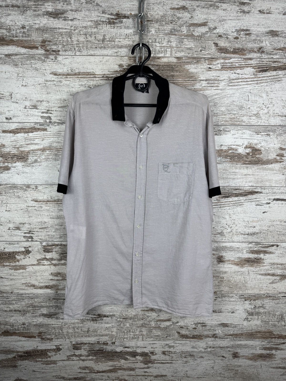 Alexander McQueen Mens Alexander McQueen shirts button up lino tencel tee polo Size US L / EU 52-54 / 3 - 1 Thumbnail