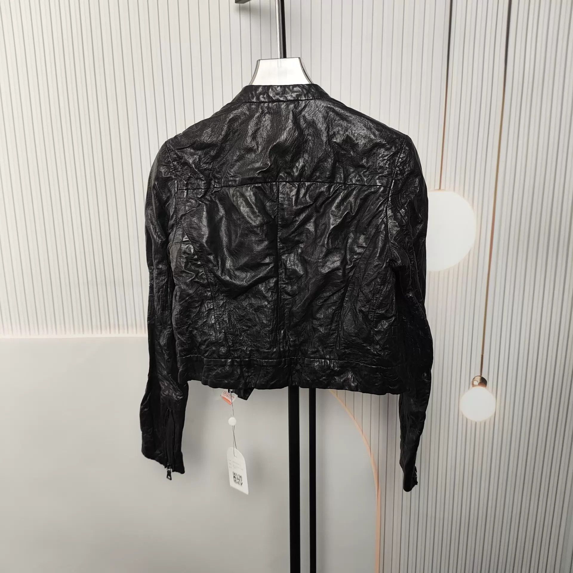 Prada Prada Black Sheepskin Leather Jackets Size 38 Size XS / US 0-2 / IT 36-38 - 2 Thumbnail