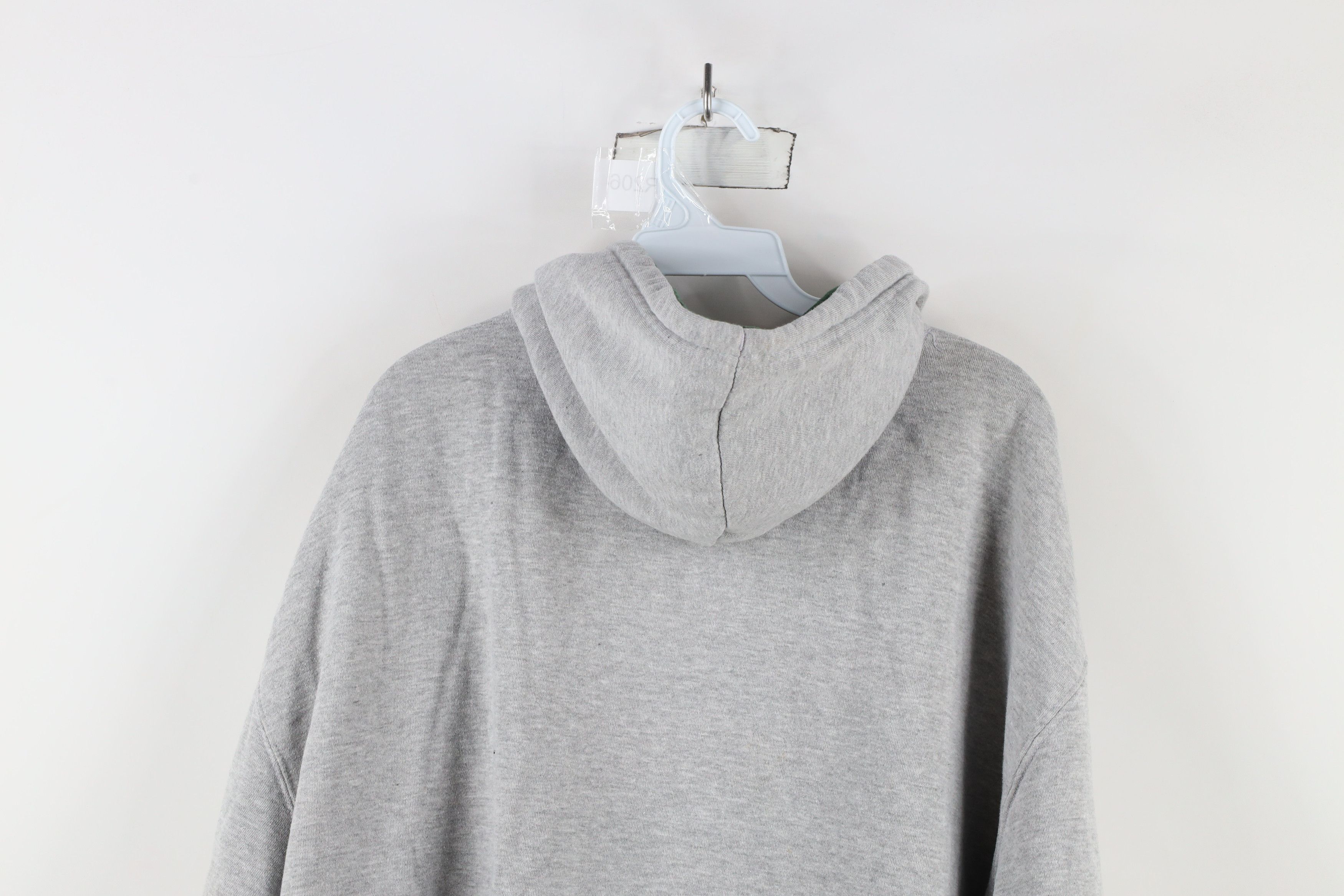 Vintage Vintage 90s Boxy Fit Michigan State University Hoodie Gray Size US XL / EU 56 / 4 - 13 Thumbnail