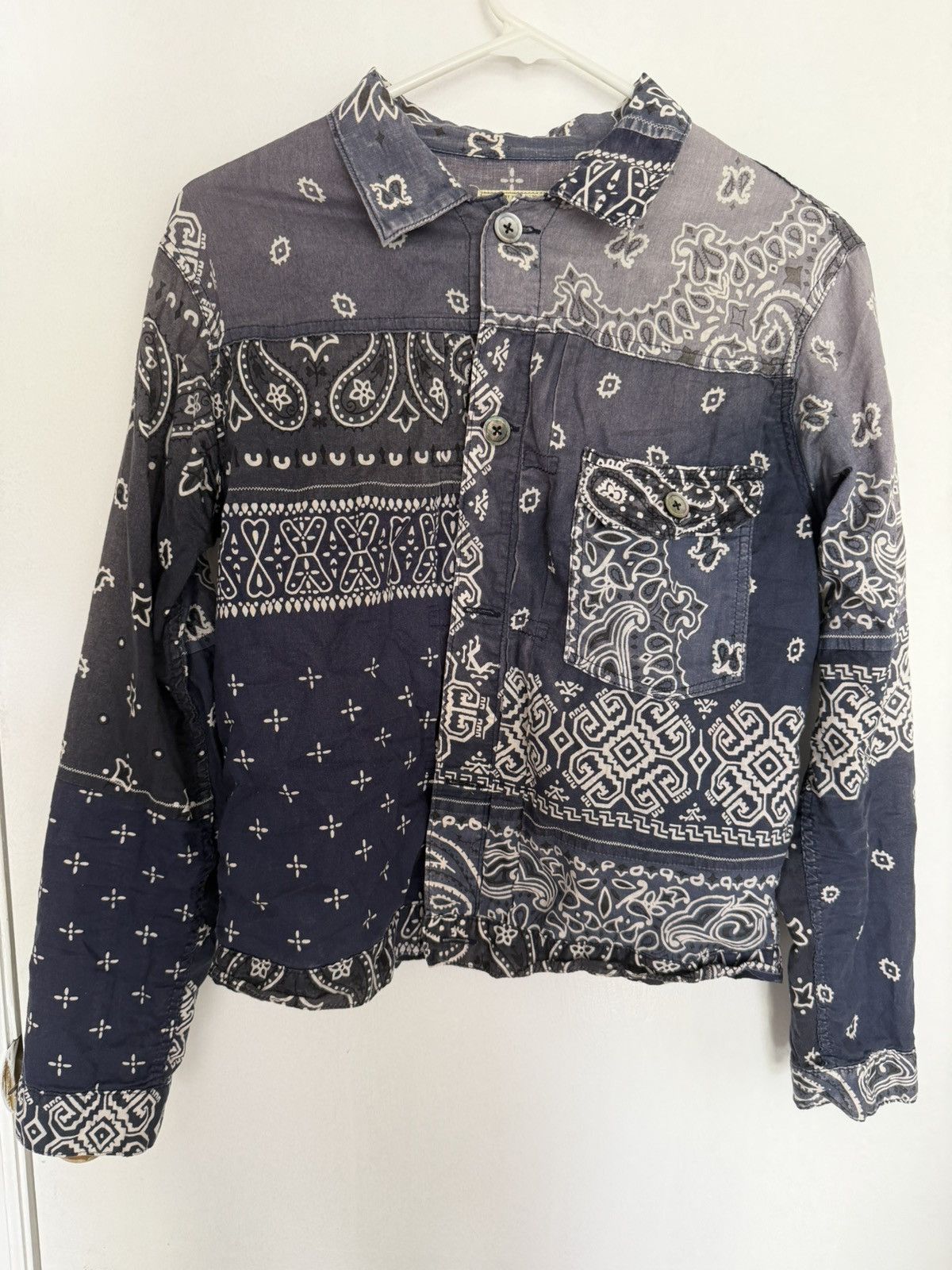 Kapital Gauze Bandana Patchwork 1st JKT Size US S / EU 44-46 / 1 - 1 Thumbnail