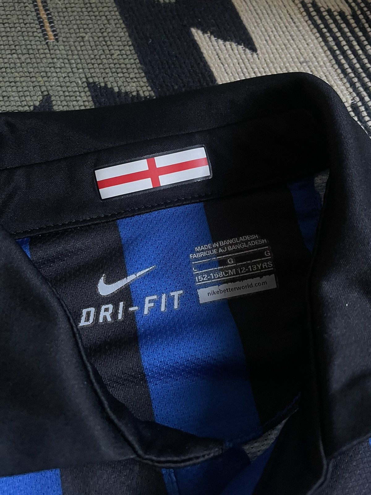 Nike × Vintage Vintage 11/12 Nike Inter Milan Blockcore Jersey Size US XS / EU 42 / 0 - 11 Thumbnail