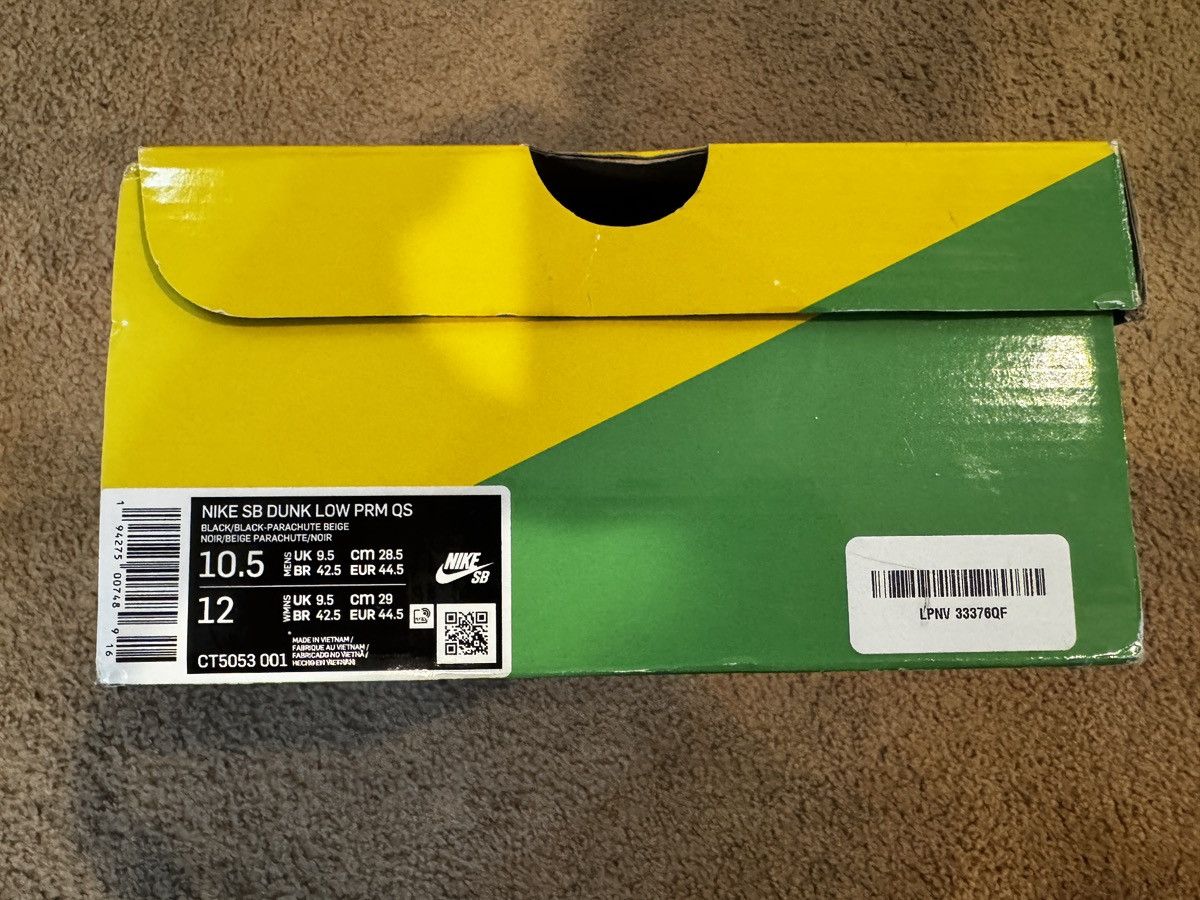 Nike × Travis Scott Nike SB Dunk Low Travis Scott Cactus Jack - Men Size 10.5 Size US 10.5 / EU 43-44 - 8 Thumbnail