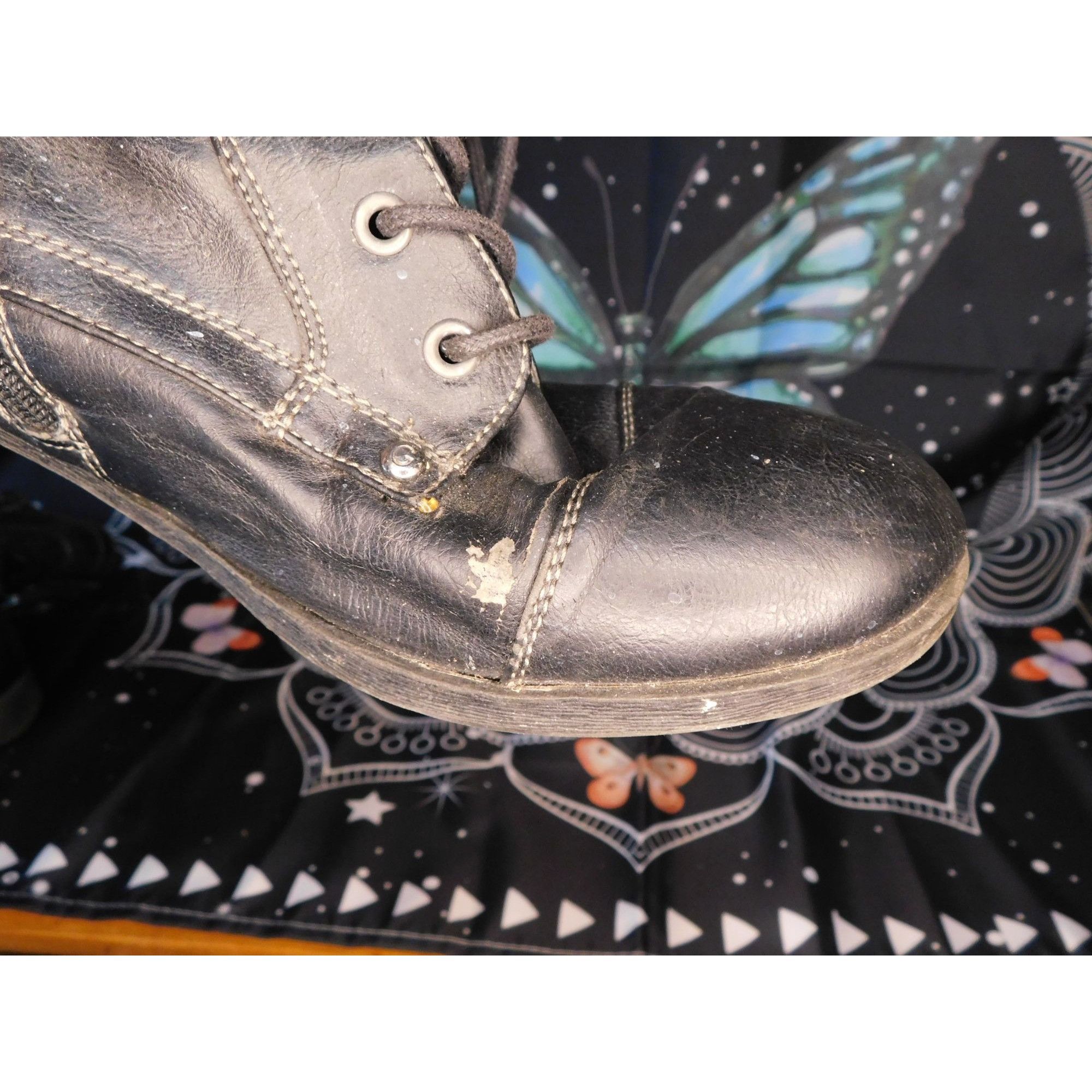 Guess G by Guess Black Moto Boots Size 9.5 Womens Size US 9.5 / IT 39.5 - 5 Thumbnail
