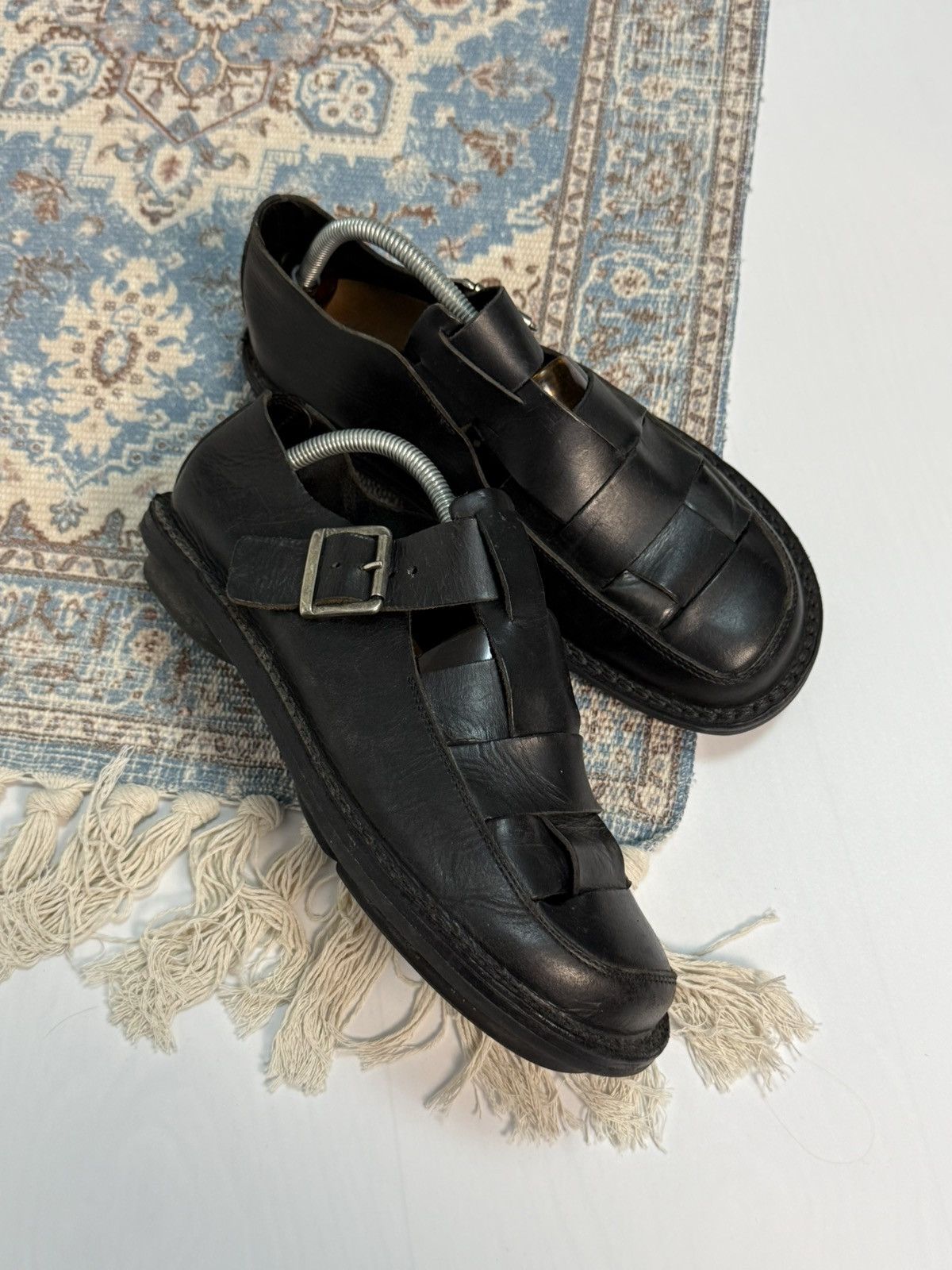 Trippen Rare Trippen Fisherman Avant Garde Leather Shoes Size EU 42 Size US 9 / EU 42 - 2 Thumbnail