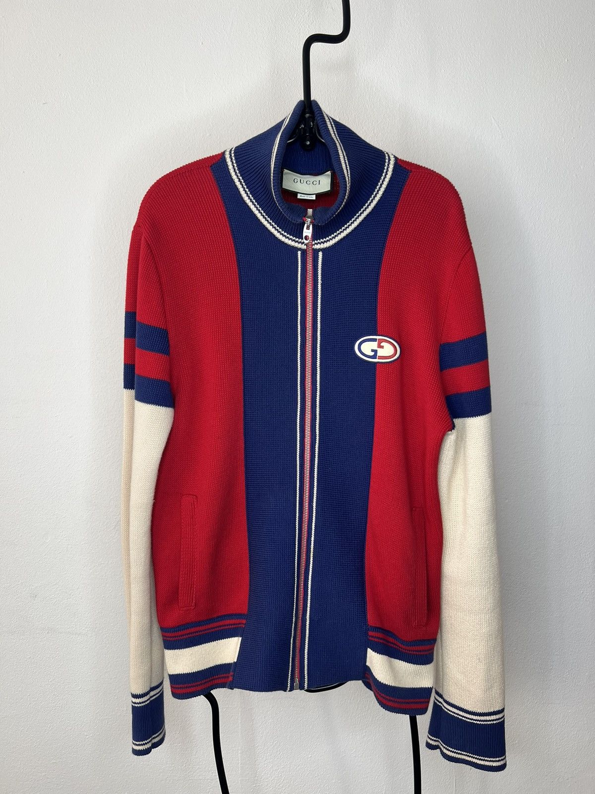 Gucci knitted zip sweater