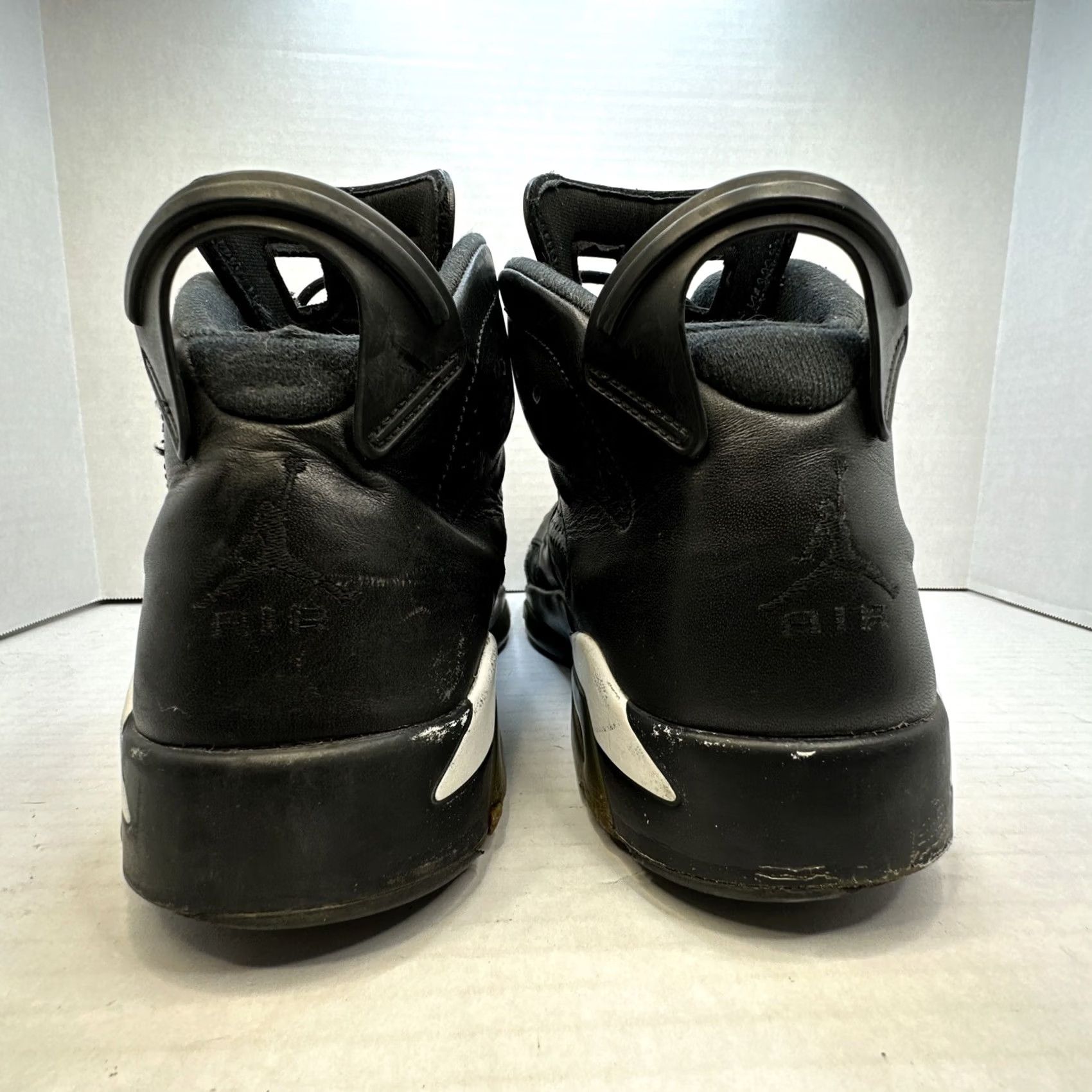 Nike Nike Air Jordan 6 Retro Black Cat 2016 Mens High Top Size 11 Black White 384664-020 Sneaker Athletic Retro Size US 10 / EU 43 - 6 Thumbnail