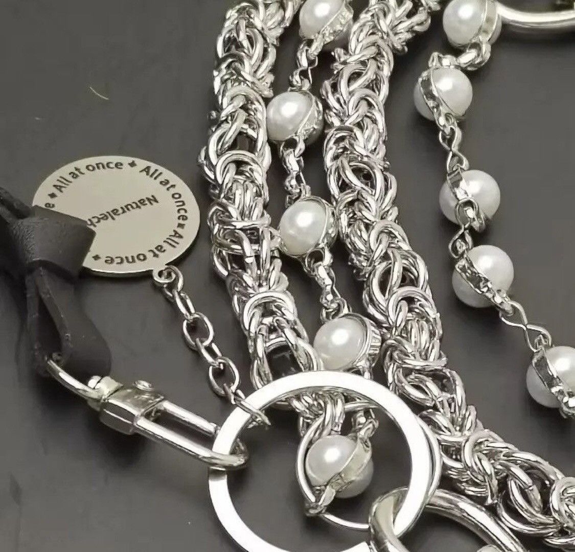 Jewelry Clamp Beads Biker Chain Size ONE SIZE - 4 Thumbnail