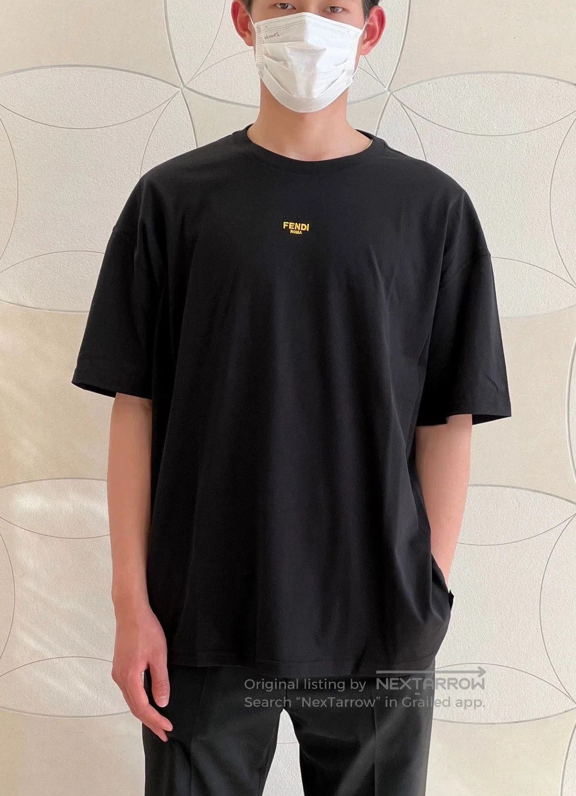 Fendi FENDI Black Short Sleeve T-Shirt. Size US M / EU 48-50 / 2 - 1 Thumbnail