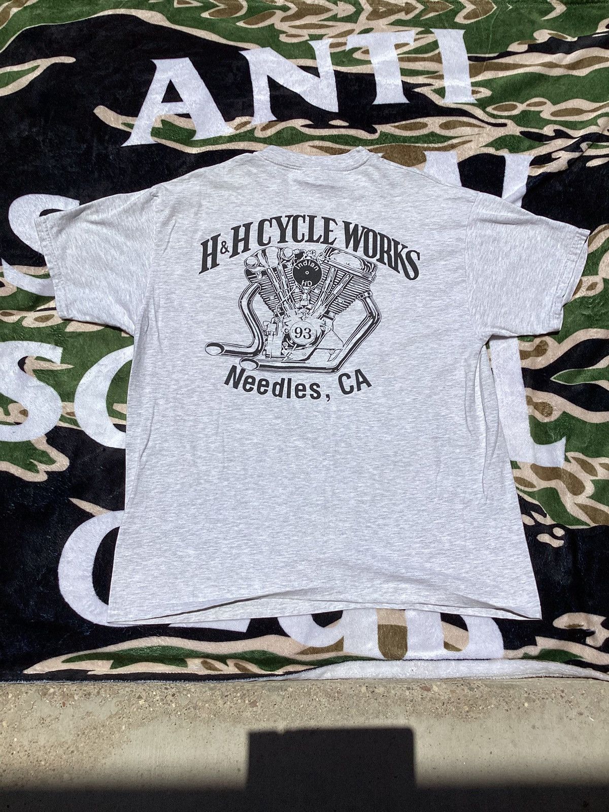 Vintage 2000 run what you bring motorcycle drags Laughlin Nevada Tee Size US XL / EU 56 / 4 - 3 Thumbnail
