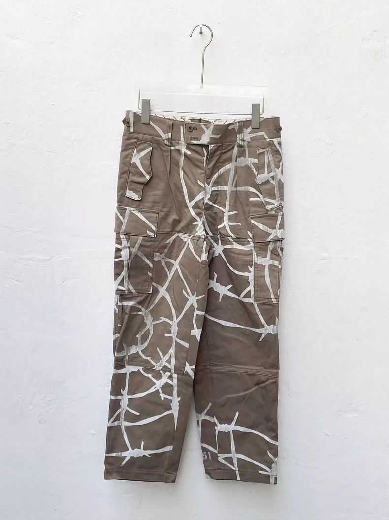 Junya Watanabe Junya Watanabe SizeS 2004SS anti-war iron wire printed camo Size 25" / US 0 / IT 36 - 2 Thumbnail