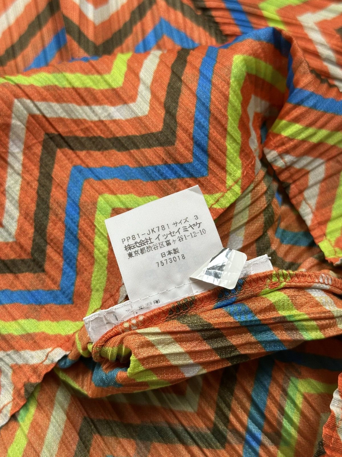 Pleats Please Issey Miyake Pleats Please - Issey Miyake - Multi Color Pleated Blouse Size L / US 10 / IT 46 - 8 Thumbnail