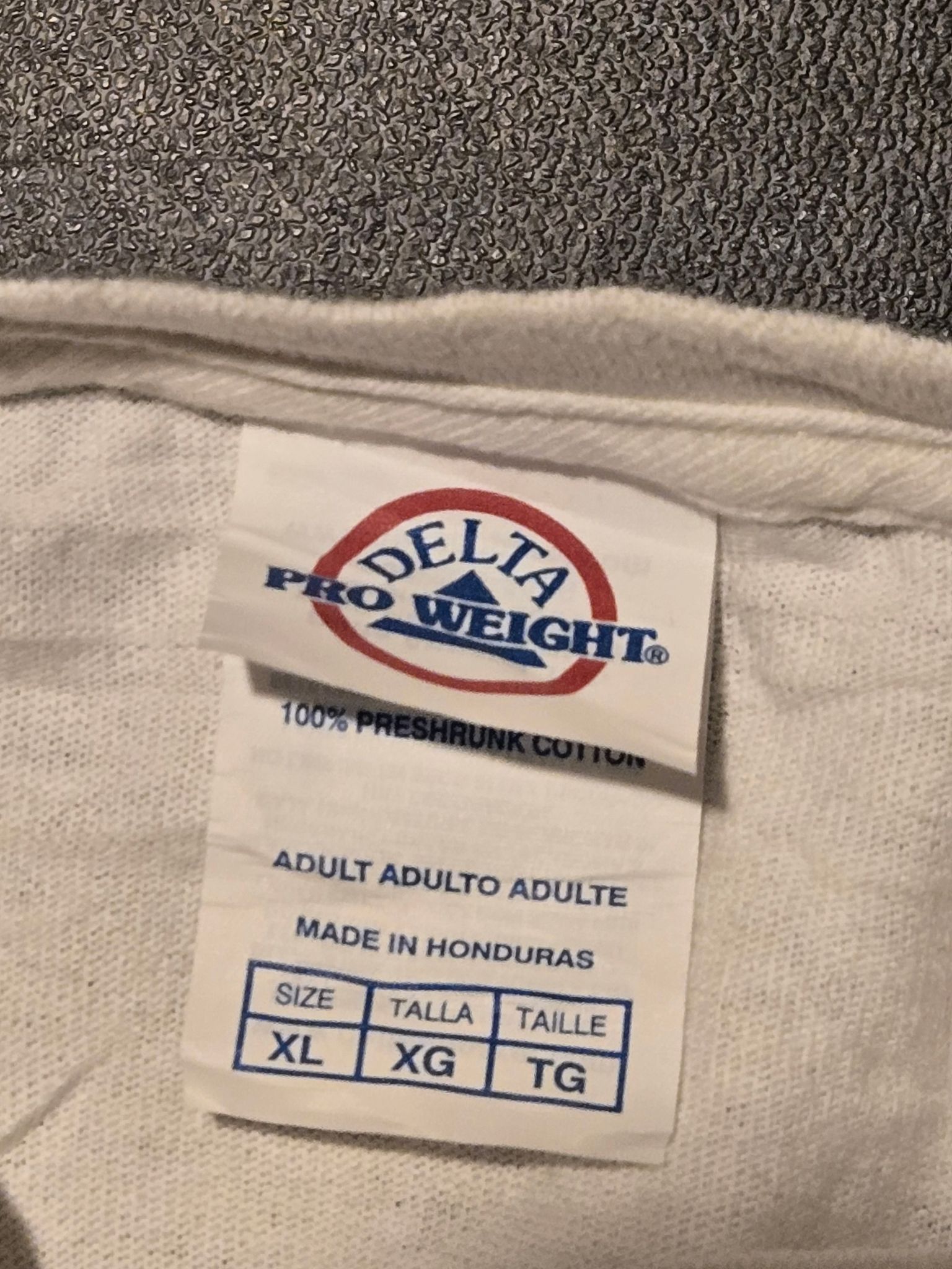 Delta Delta Pro Weight Shirt Mens XL White Pete Eldas Carmen Size US XL / EU 56 / 4 - 2 Thumbnail