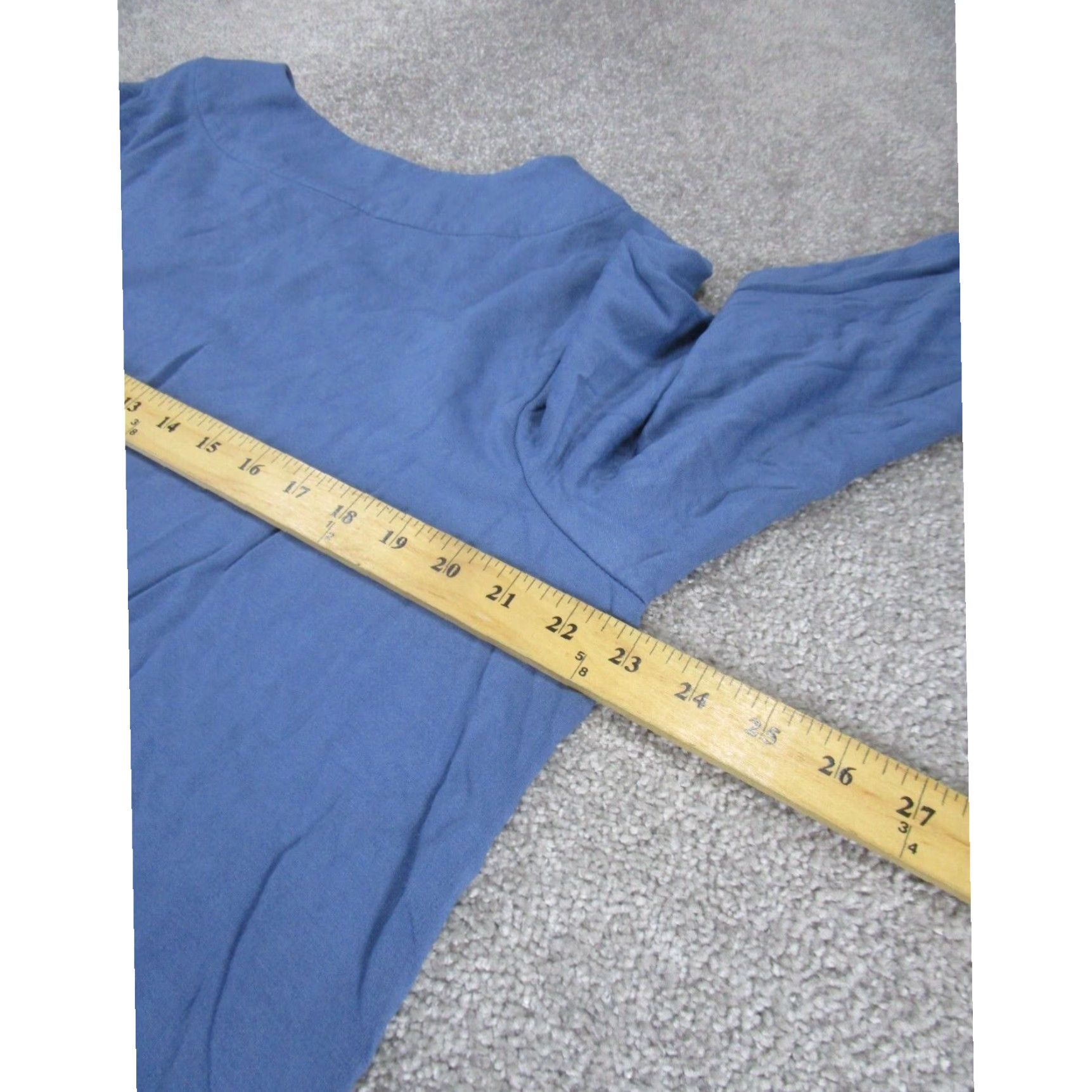 Vintage Purejill Women's Blue V Neck Pullover Sweater Xl Extra Large Size XL / US 12-14 / IT 48-50 - 5 Thumbnail