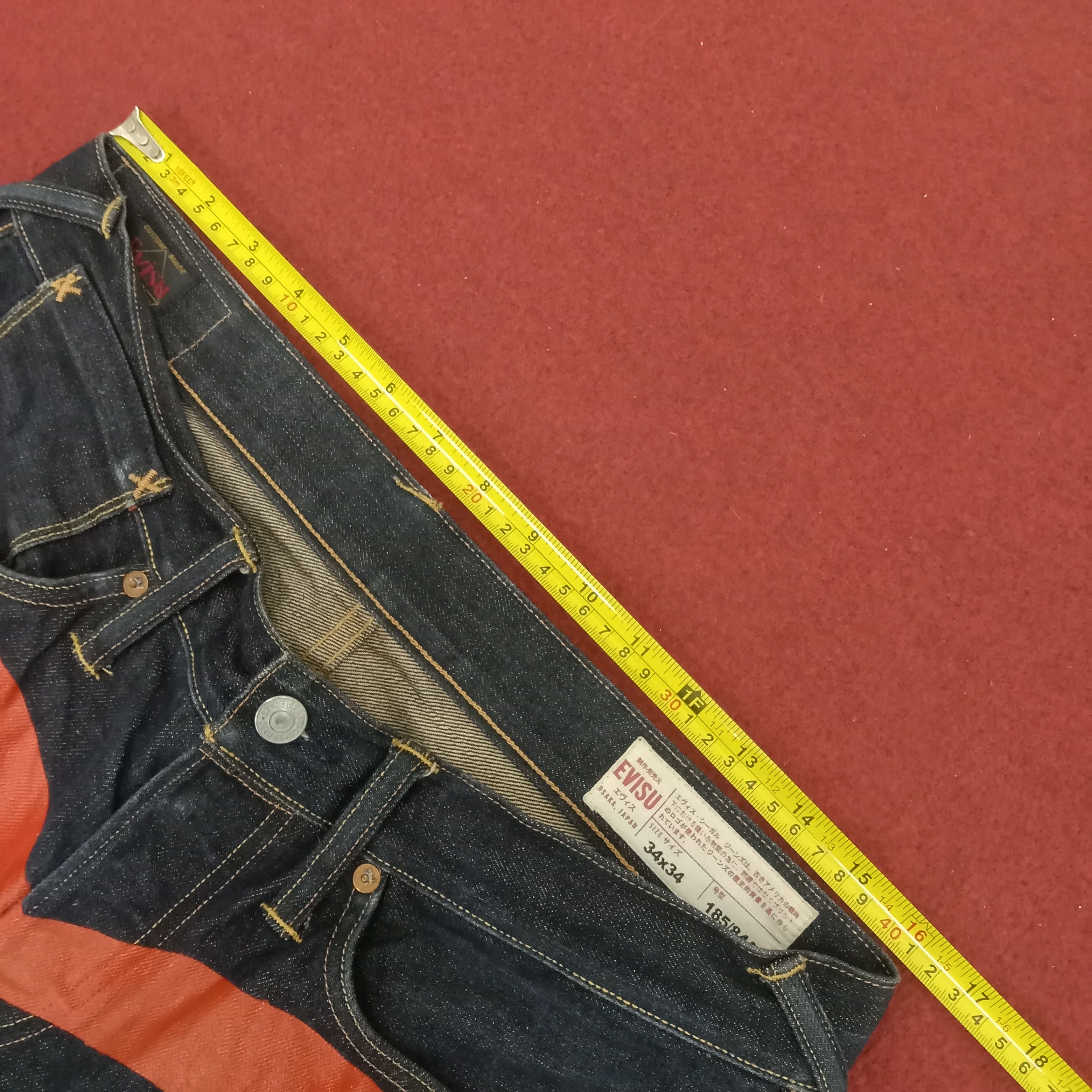 Evisu × Japanese Brand × Vintage Evisu Japanese Streetwear Skater Style Custom Daicock Jeans Size US 32 / EU 48 - 7 Thumbnail