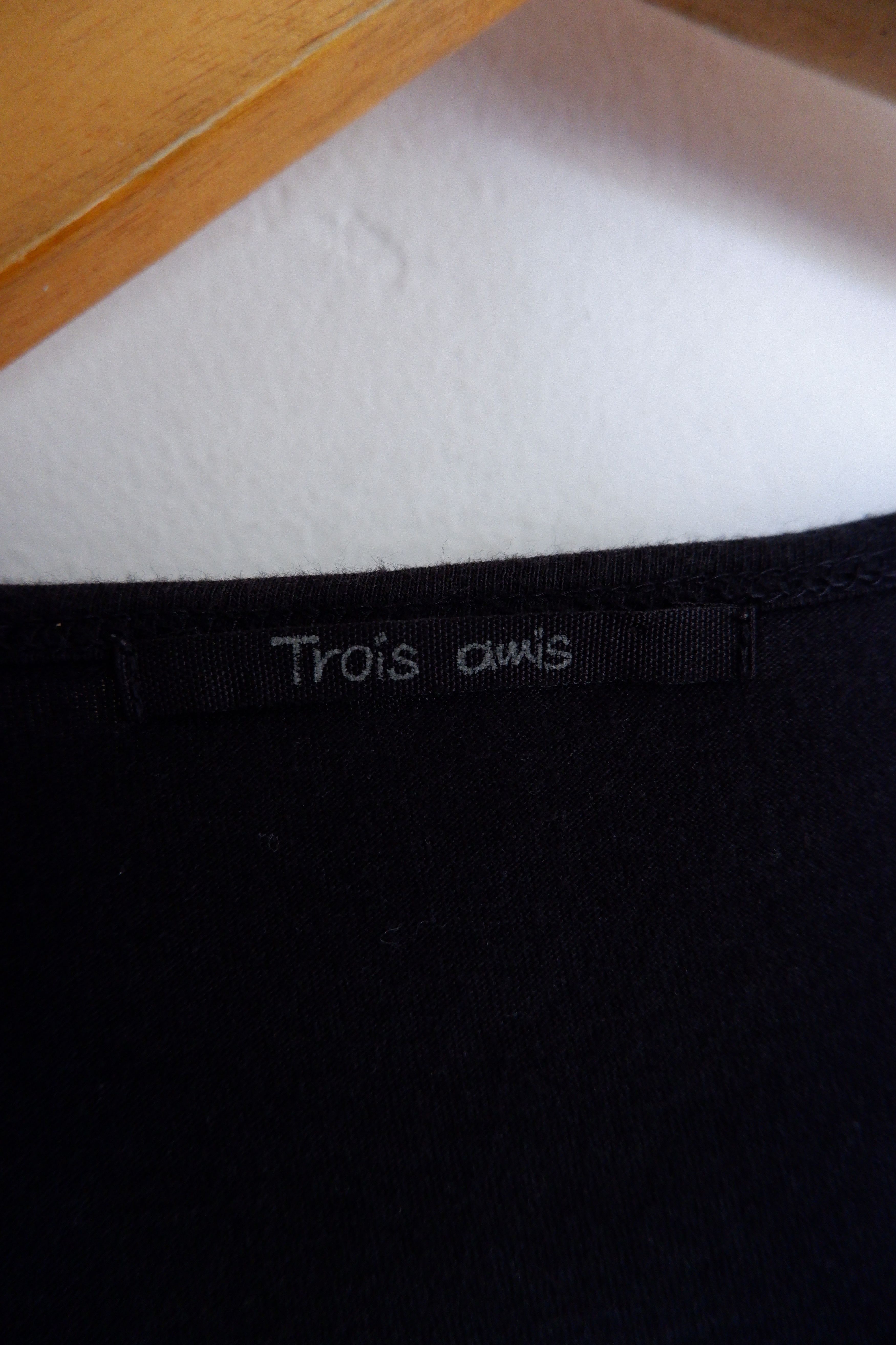 If Six Was Nine Vintage Trois Amis Fringe Tie Long Sleeve Size M / US 6-8 / IT 42-44 - 5 Thumbnail