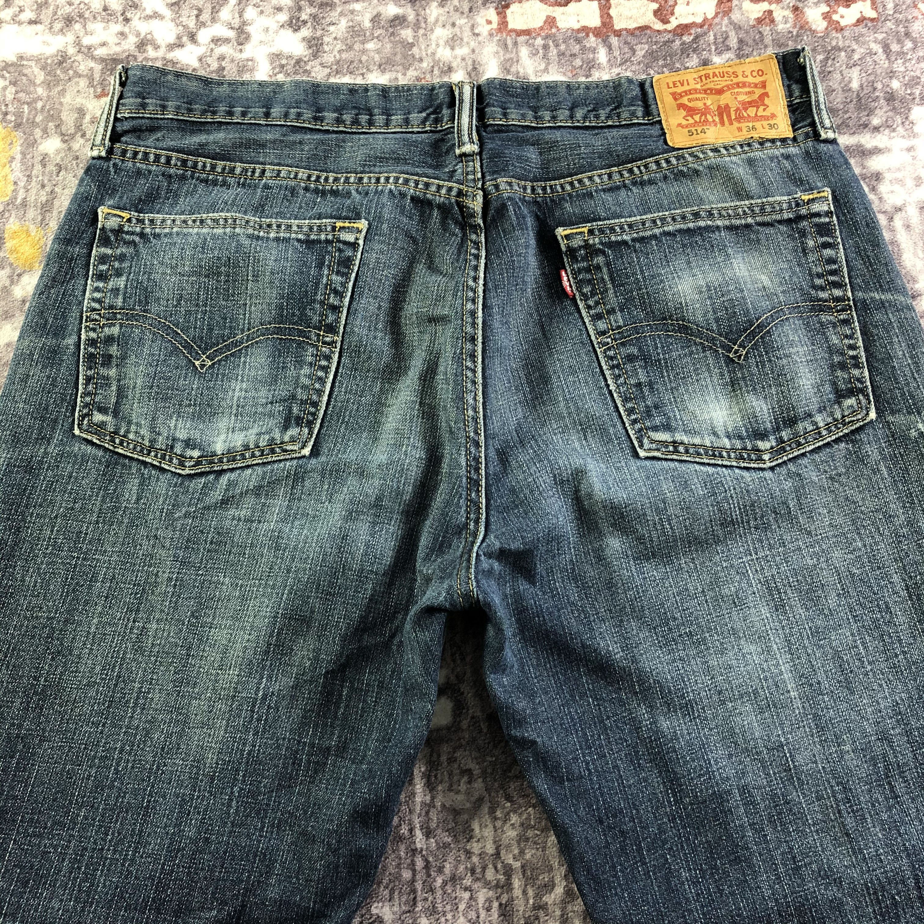 Levi's × Vintage Vintage Blue Wash Levis 514 Jeans-JM3375 Size US 37 - 4 Thumbnail