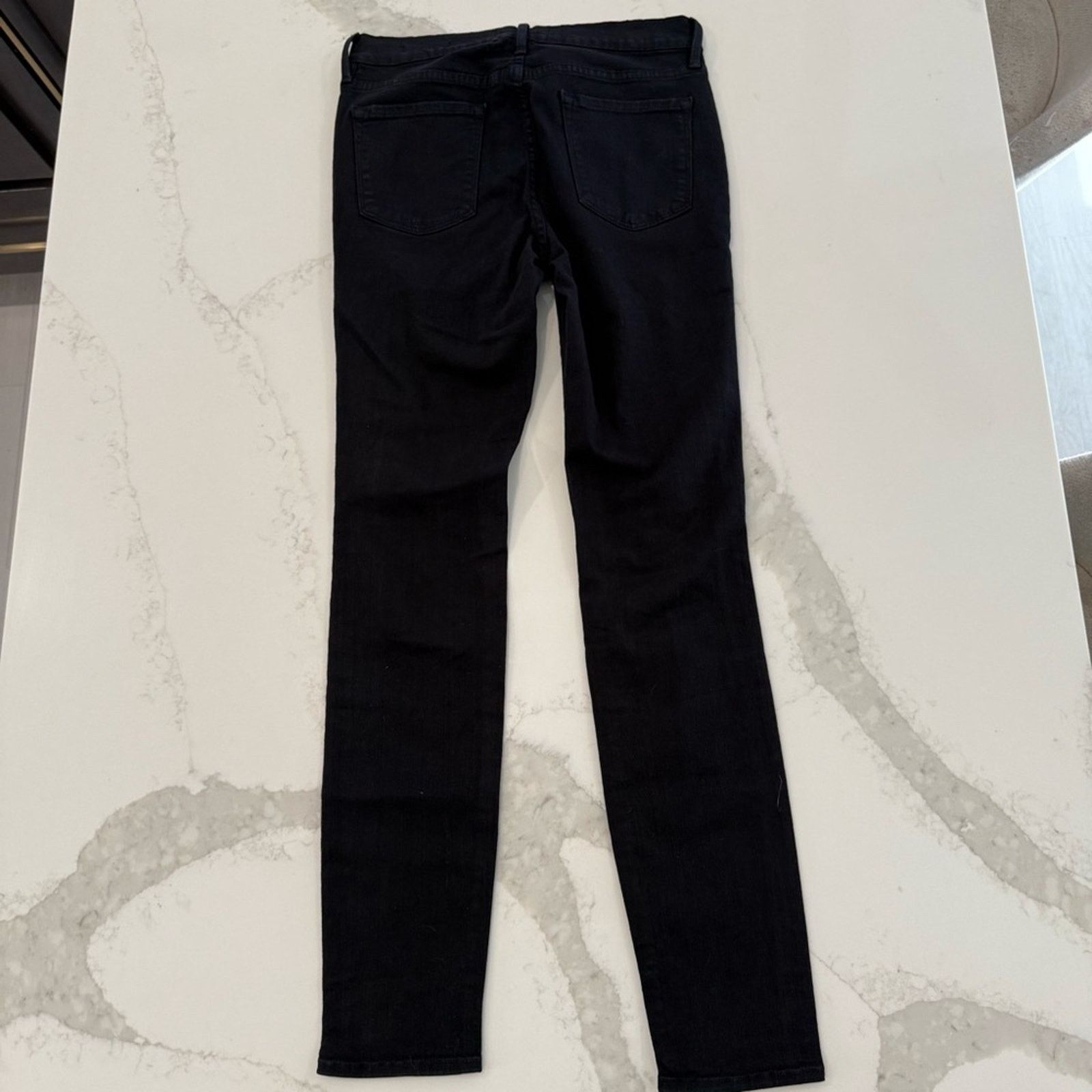 Frame Frame Le Skinny de Jeanne Distressed Denim Jeans Women’s 29 Size 29" - 5 Thumbnail