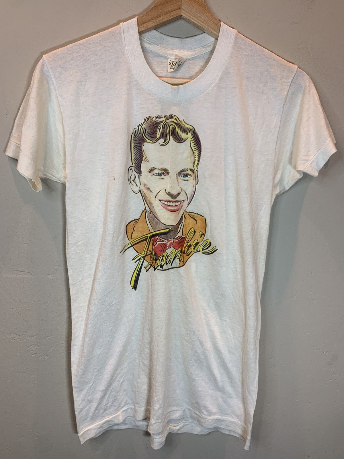RARE* Vintage 1974 Frank Sinatra Main Event Live Art T-Shirt