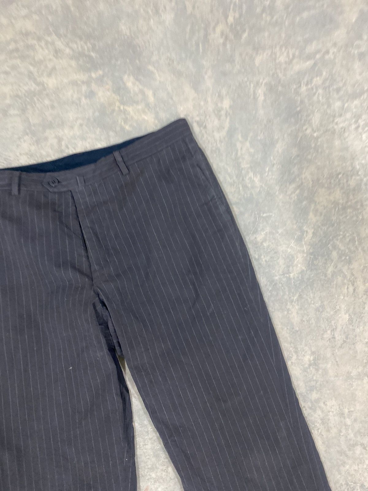 Designer × Japanese Brand × agnes b. AGNES B. STRIPED TROUSER PANTS FRANCE VINTAGE Size US 34 / EU 50 - 4 Thumbnail