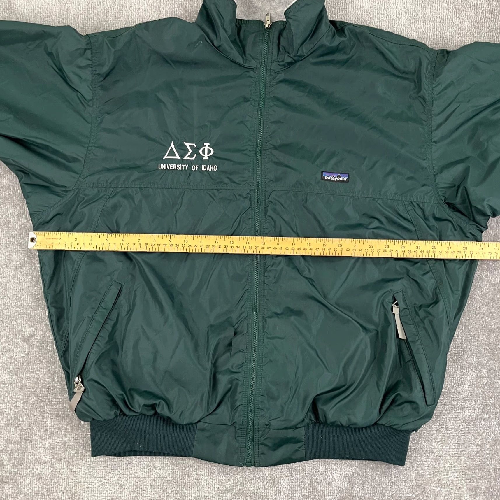 Patagonia PATAGONIA Jacket Mens 2XL Green Capilene Nylon Bomber University of Idaho 90s Sports Hiking Walking Full Zip Casual Travel Workwear Size US XXL / EU 58 / 5 - 7 Thumbnail