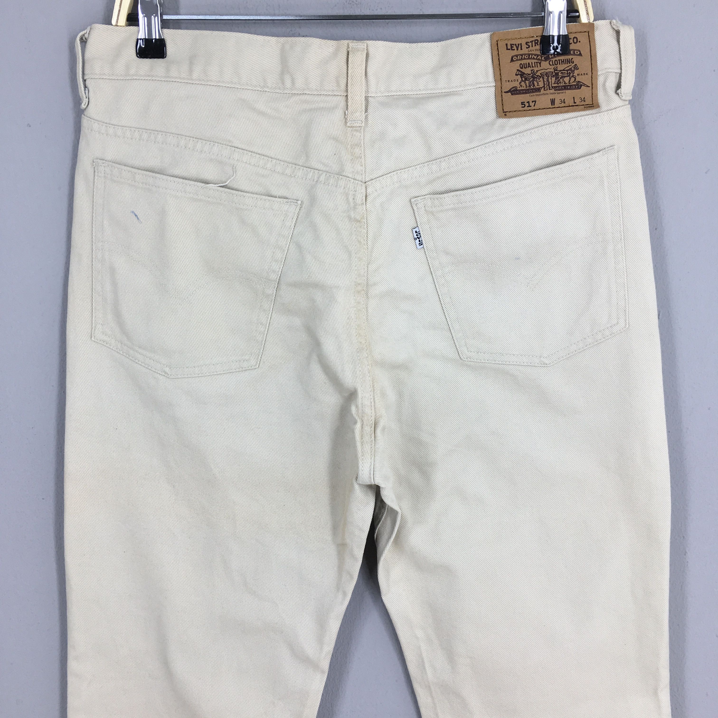 Levi's Size 31x32 Vintage Levi's 517 Stonewash Bootcut Jeans S1026 Size 31" - 9 Thumbnail