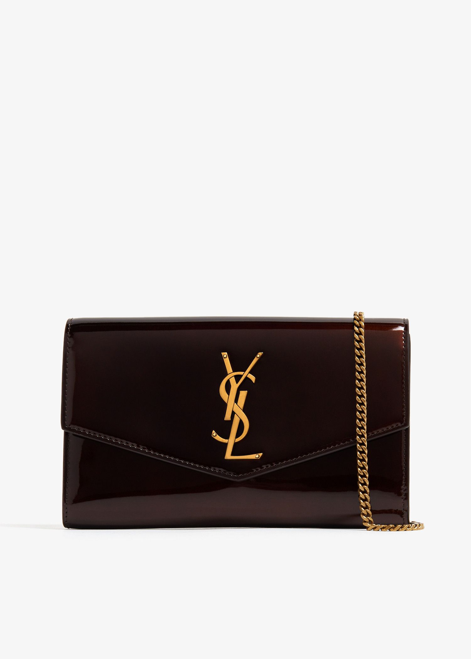 o1b1hav110724 Size: OS / Uptown Chain Wallet in Brown