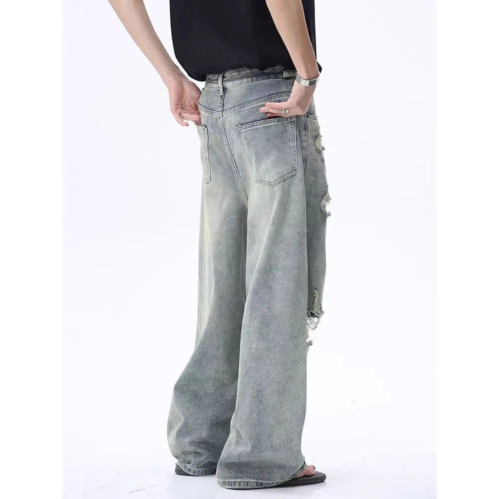 Designer × Japanese Brand Vintage Streetwear Harajuku Loose Casual Pants Size US 33 - 2 Thumbnail