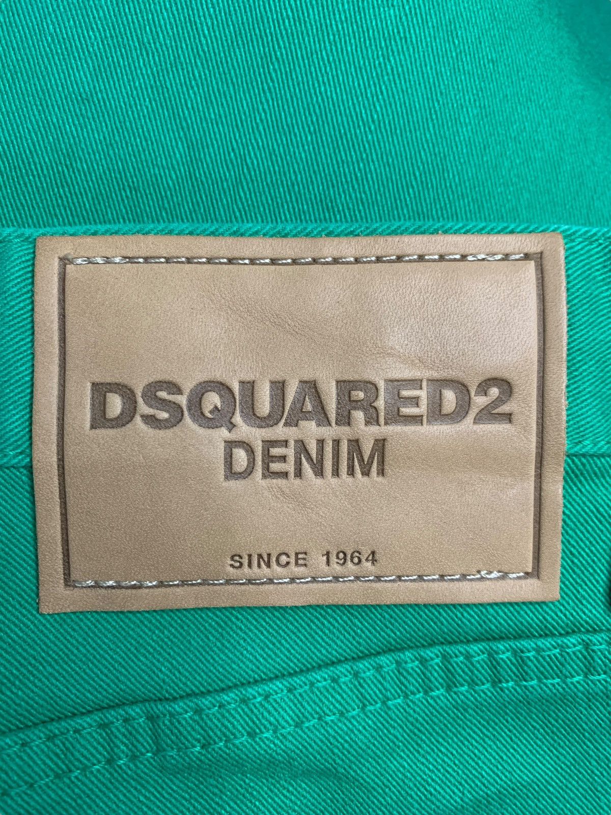 Dsquared2 Vintage Italy Dsquared Slim Fit Green Jeans Size US 36 / EU 52 - 9 Thumbnail