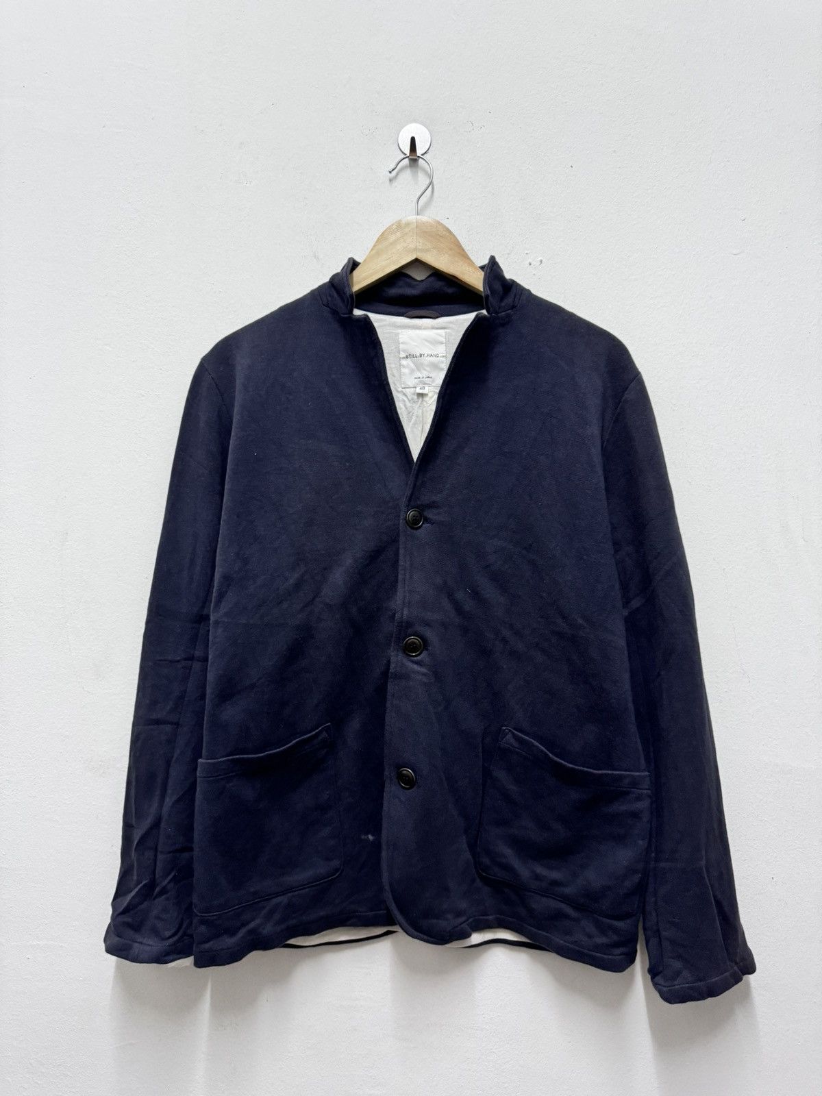 image of Still By Hand Cardigan in Black, Men's (Size Medium)