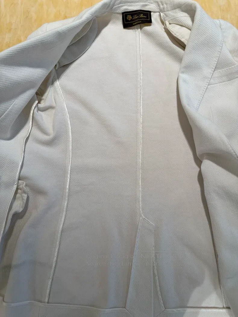 Loro Piana Loro Piana Off-white women's suit jacket Size S / US 4 / IT 40 - 2 Thumbnail