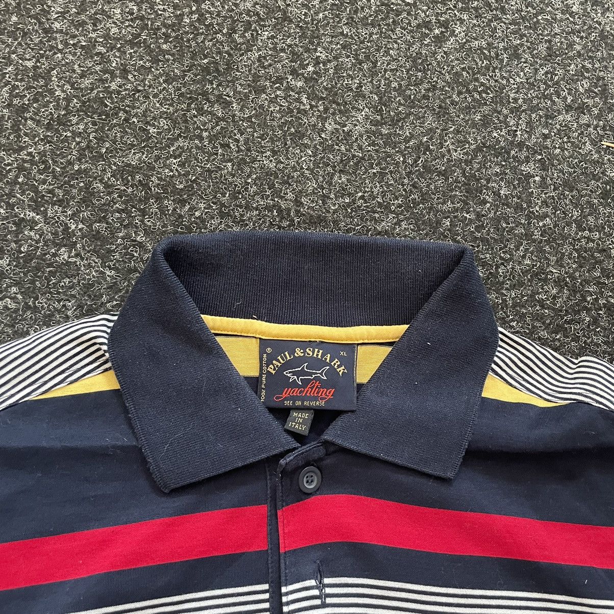 Paul & Shark Paul shark polo luxury tee shirt striped old money Italy Size US XL / EU 56 / 4 - 2 Thumbnail