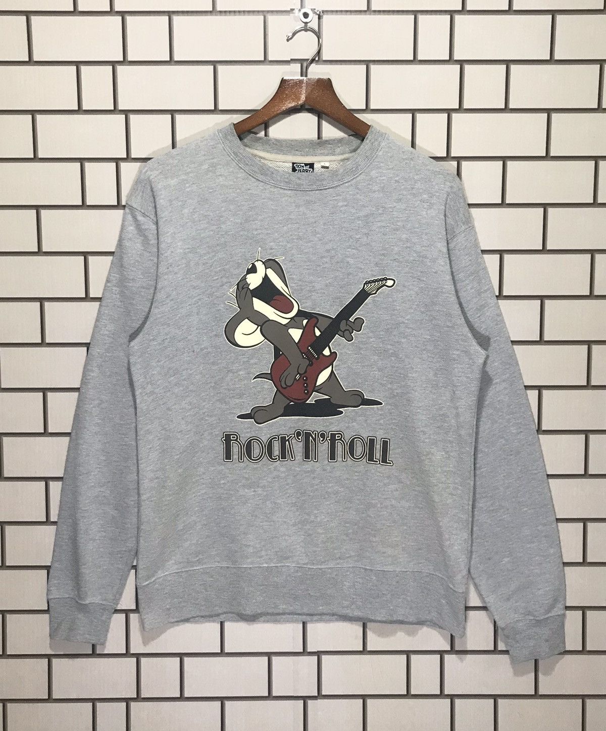 Cartoon Network Tom And Jerry Rock N Roll Sweatshirt Size US M / EU 48-50 / 2 - 2 Thumbnail