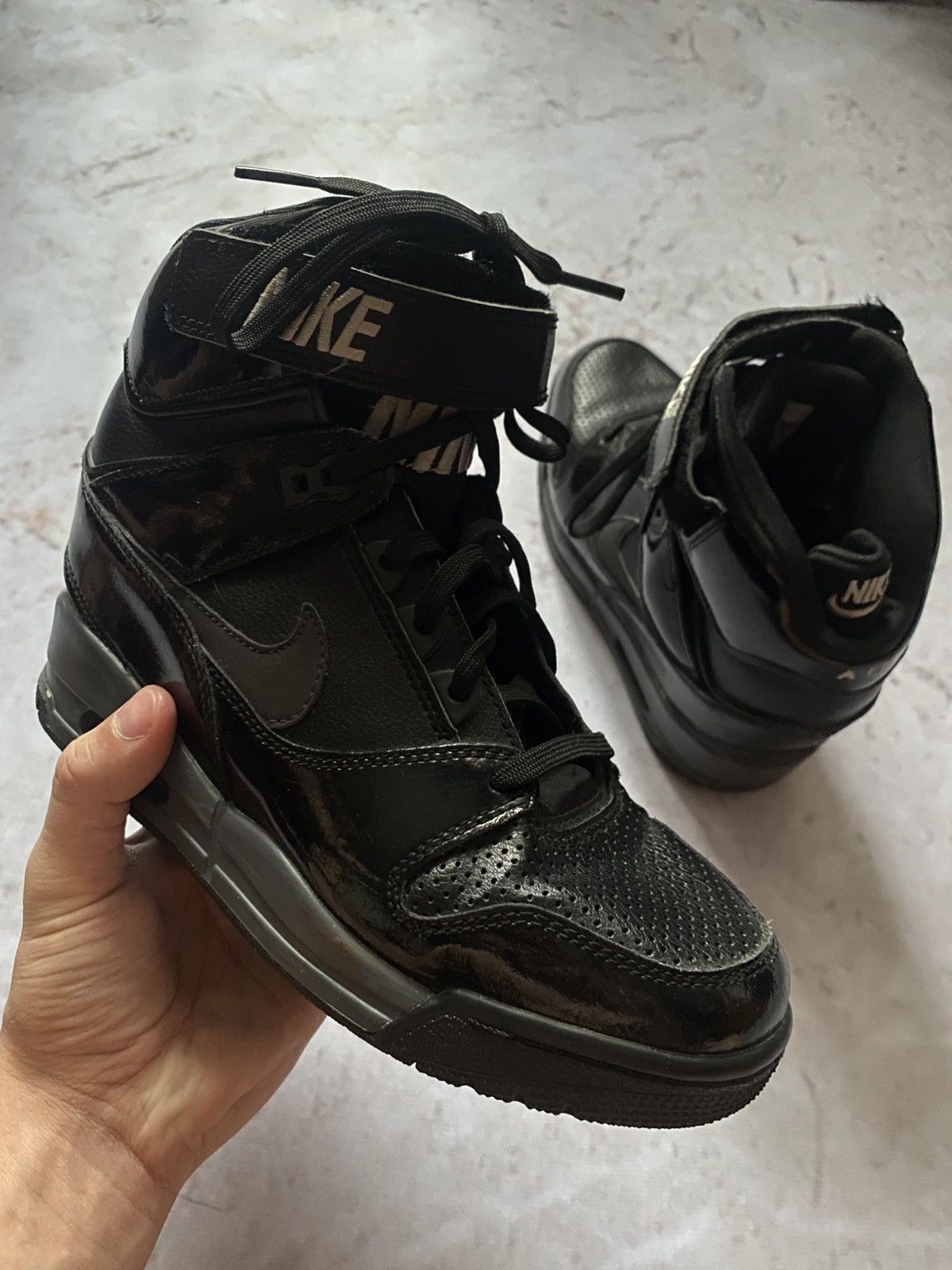 Nike × Vintage Nike Air Revolution Hi-Top Sneakers Y2k Isabel Marant style Size US 9 / IT 39 - 2 Thumbnail
