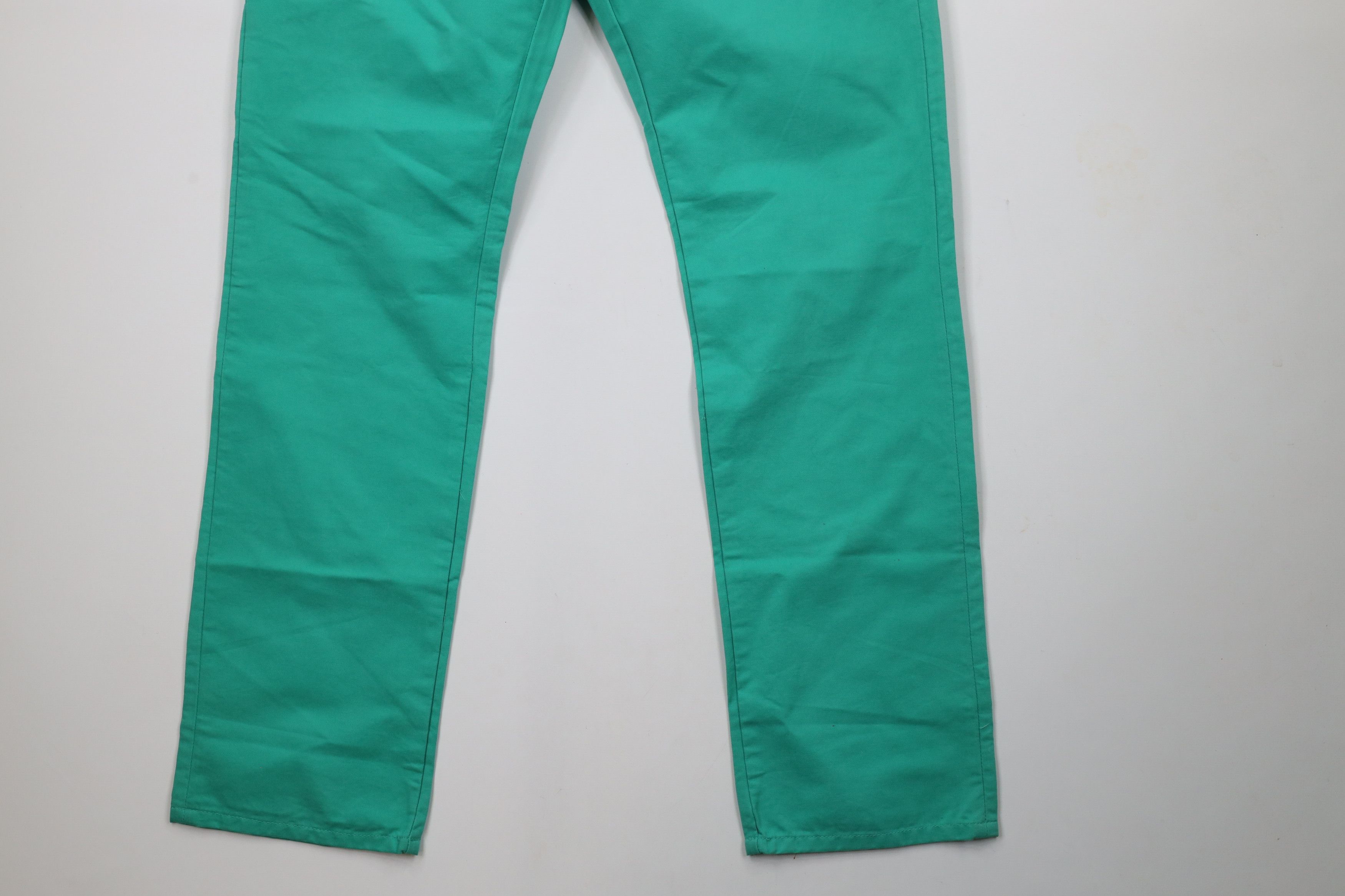 TRUKFIT × Vintage Deadstock Vintage Trukfit Skateboarding Leg Chino Pants Teal Size US 34 / EU 50 - 4 Thumbnail