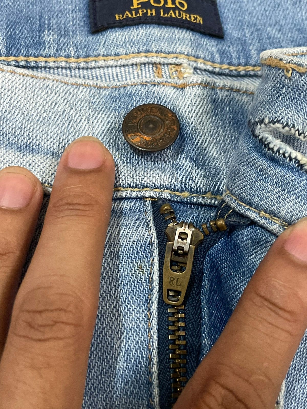 Polo Ralph Lauren Polo Ralph Lauren Unisex Distressed Slim Tapered Jeans Size US 34 / EU 50 - 11 Thumbnail
