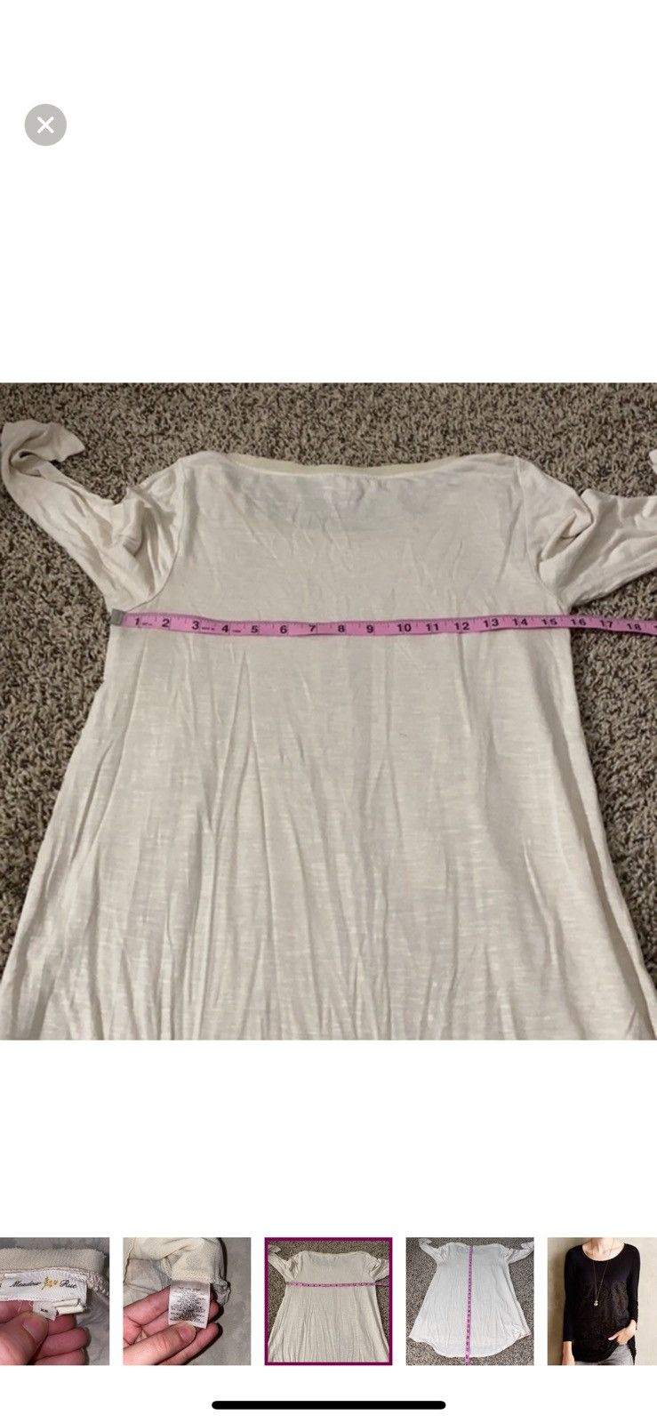 Anthropologie Anthropologie meadow rue XS capriccio lace blouse Size XS / US 0-2 / IT 36-38 - 5 Thumbnail